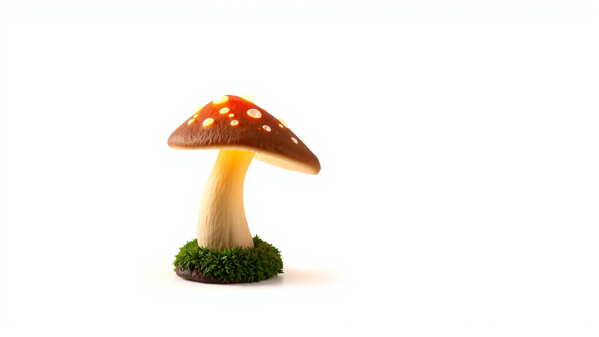 Mystical Glowing Mushroom Fantasy model pack Low-poly 3D model_4