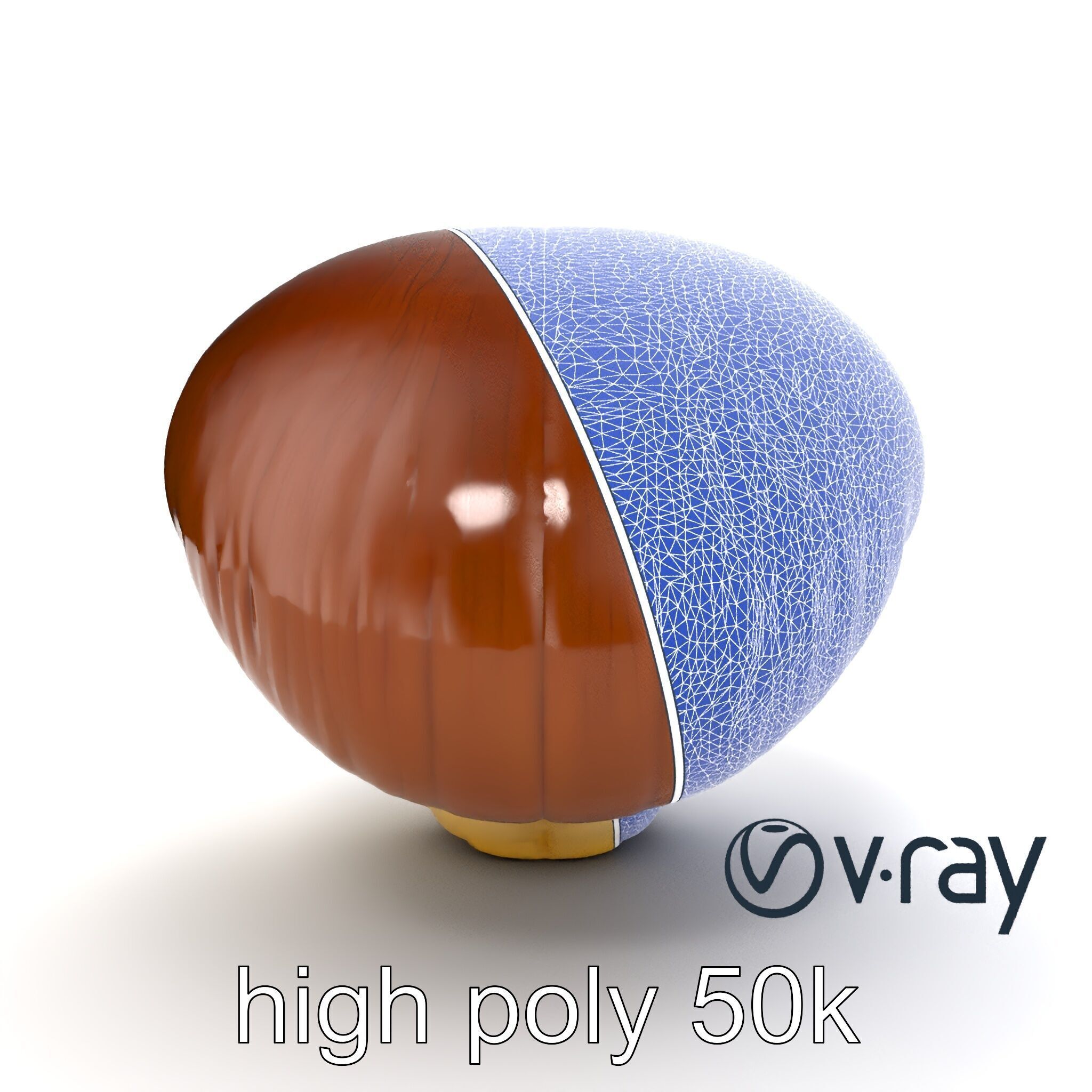 Portobello Mushroom Realistic Render model pack Low-poly 3D model_32
