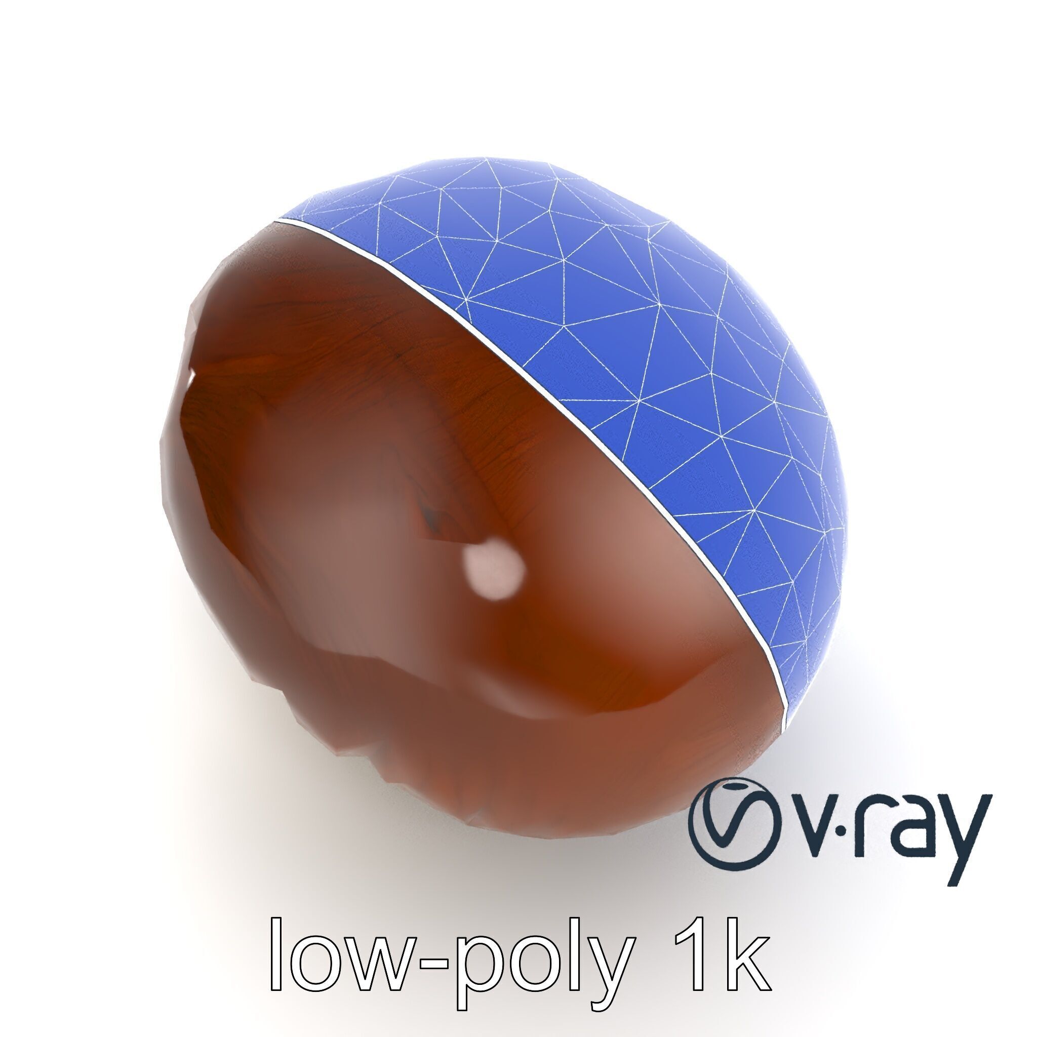 Portobello Mushroom Realistic Render model pack Low-poly 3D model_15