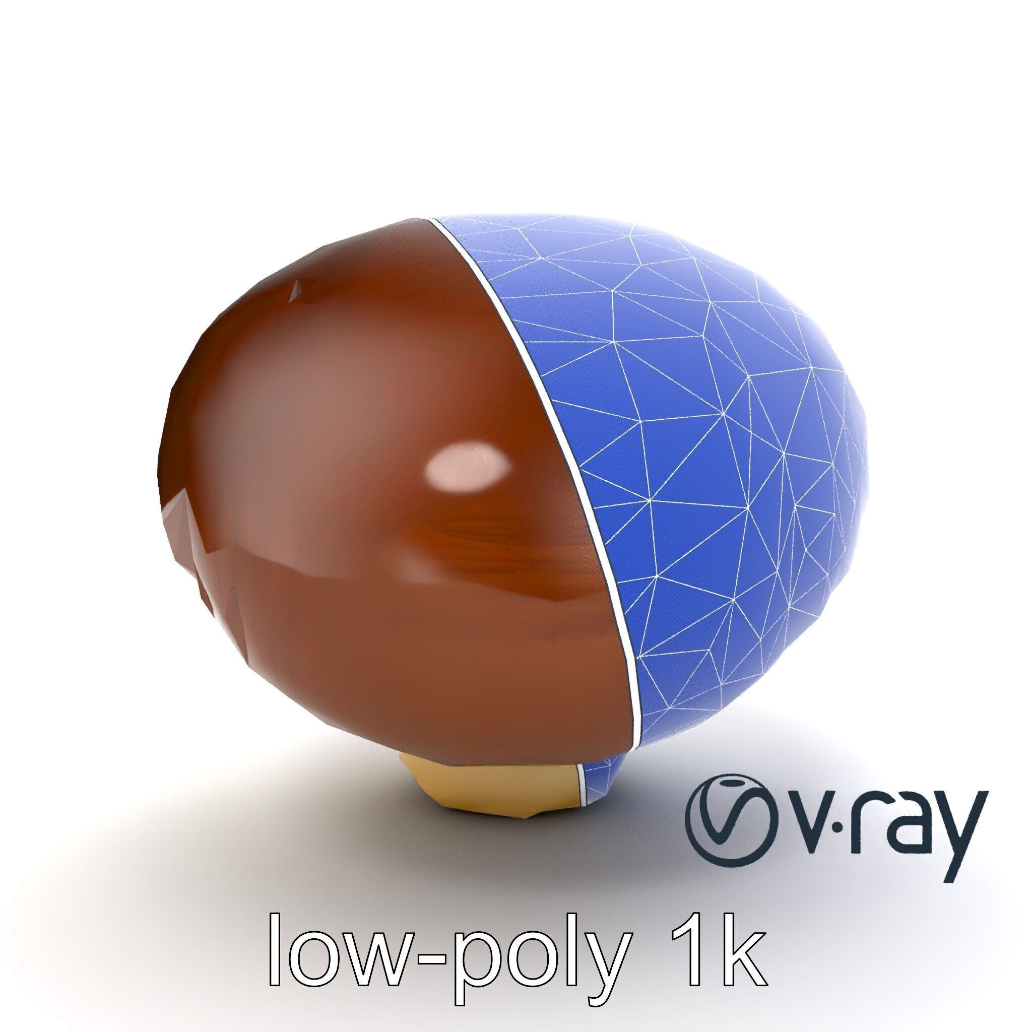 Portobello Mushroom Realistic Render model pack Low-poly 3D model_14