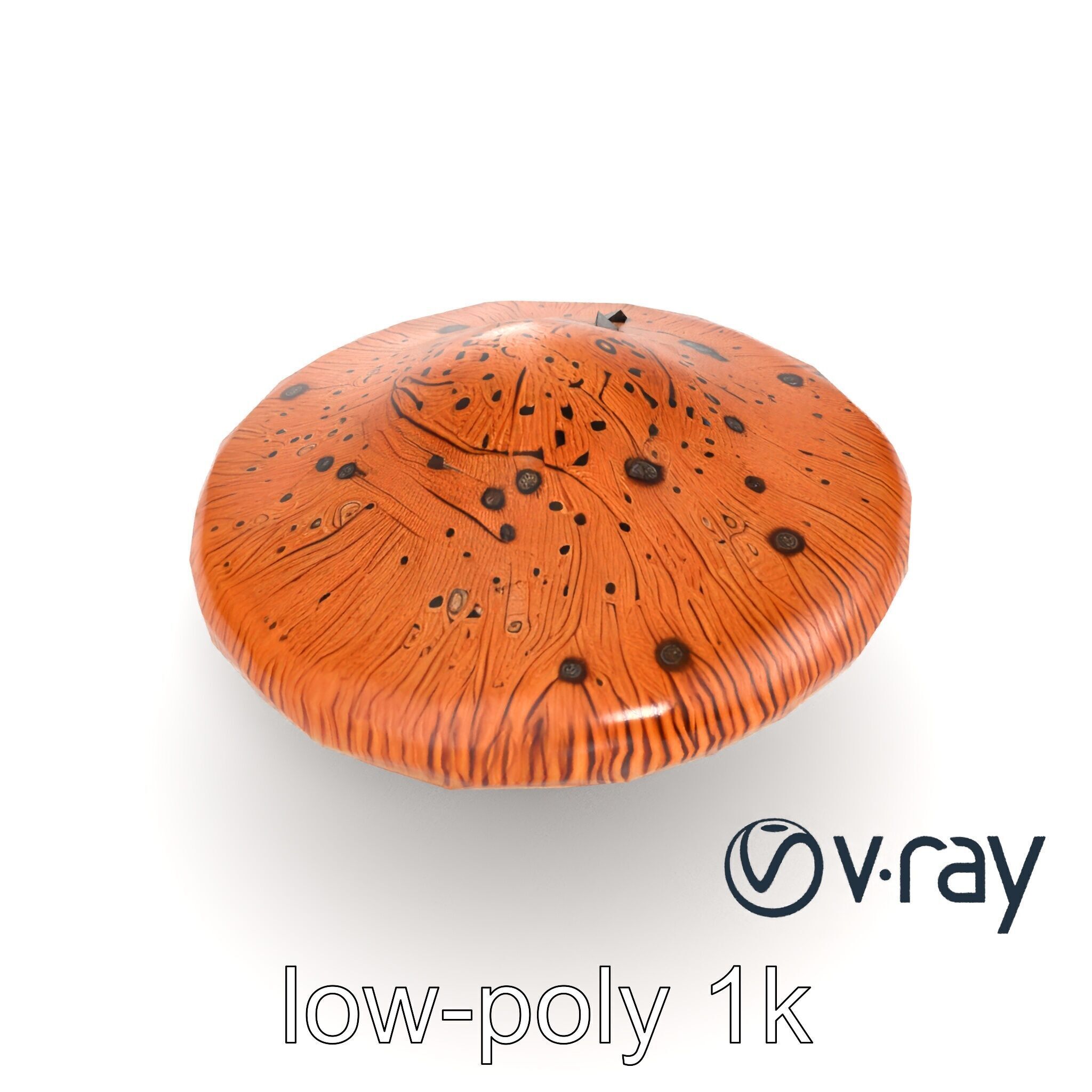 Futuristic Stylized Mushroom model pack Low-poly 3D model_32