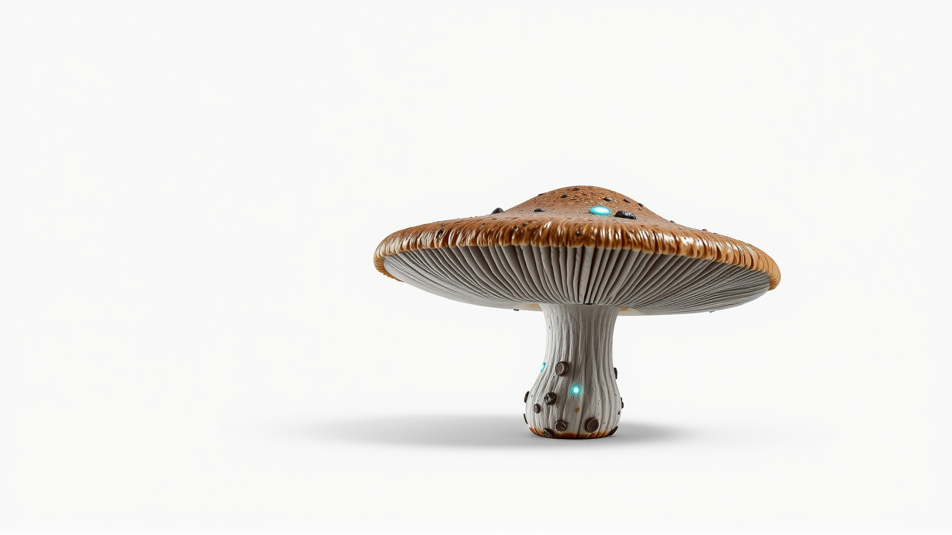 Futuristic Stylized Mushroom model pack Low-poly 3D model_4
