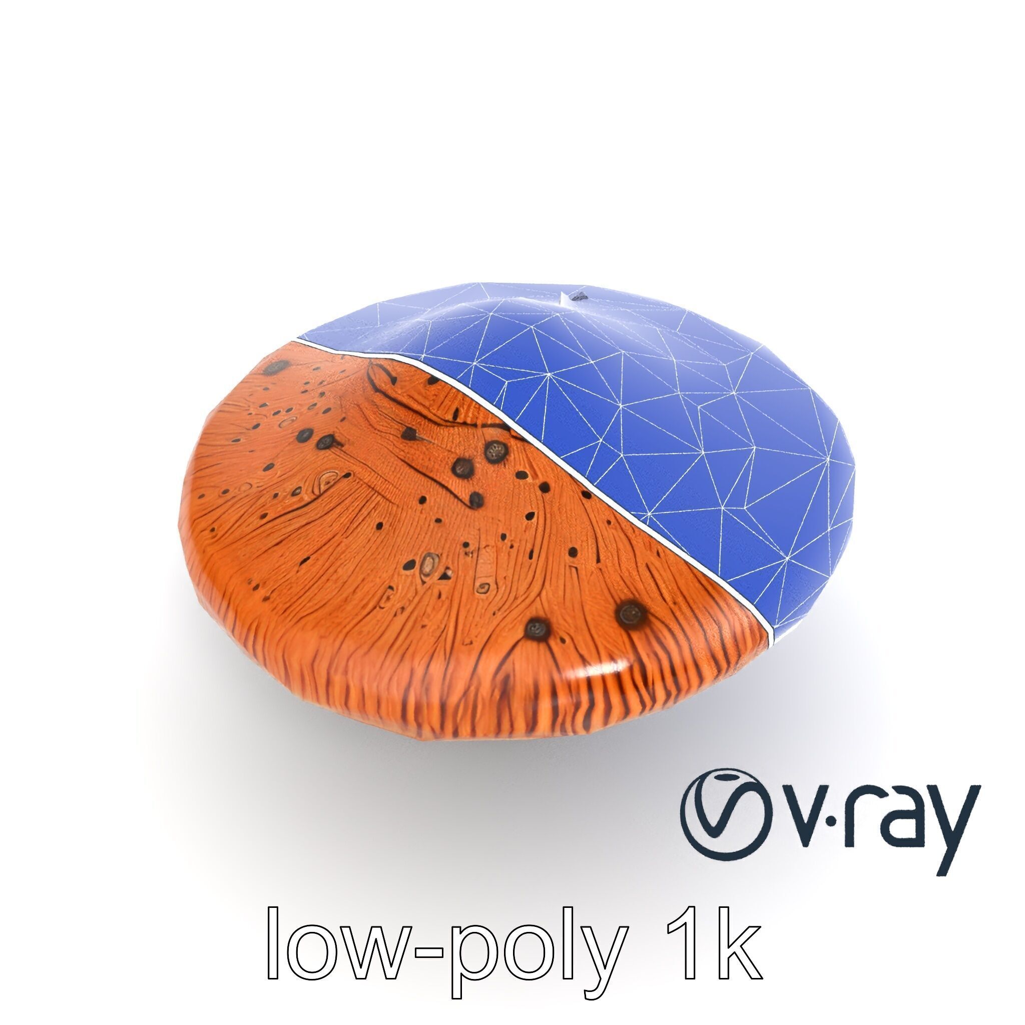 Futuristic Stylized Mushroom model pack Low-poly 3D model_15