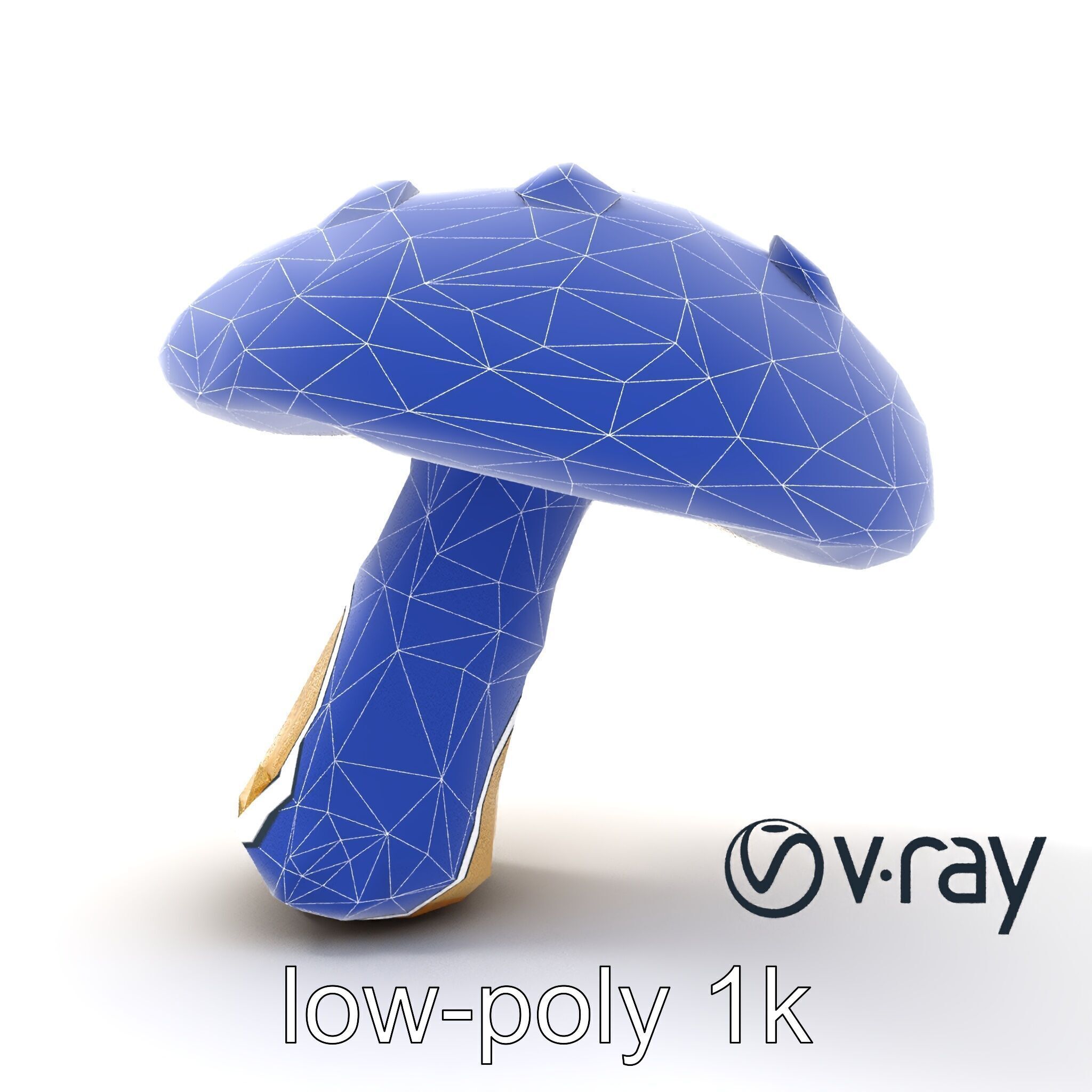 Fairy Tale Toadstool Mushroom model pack Low-poly 3D model_26