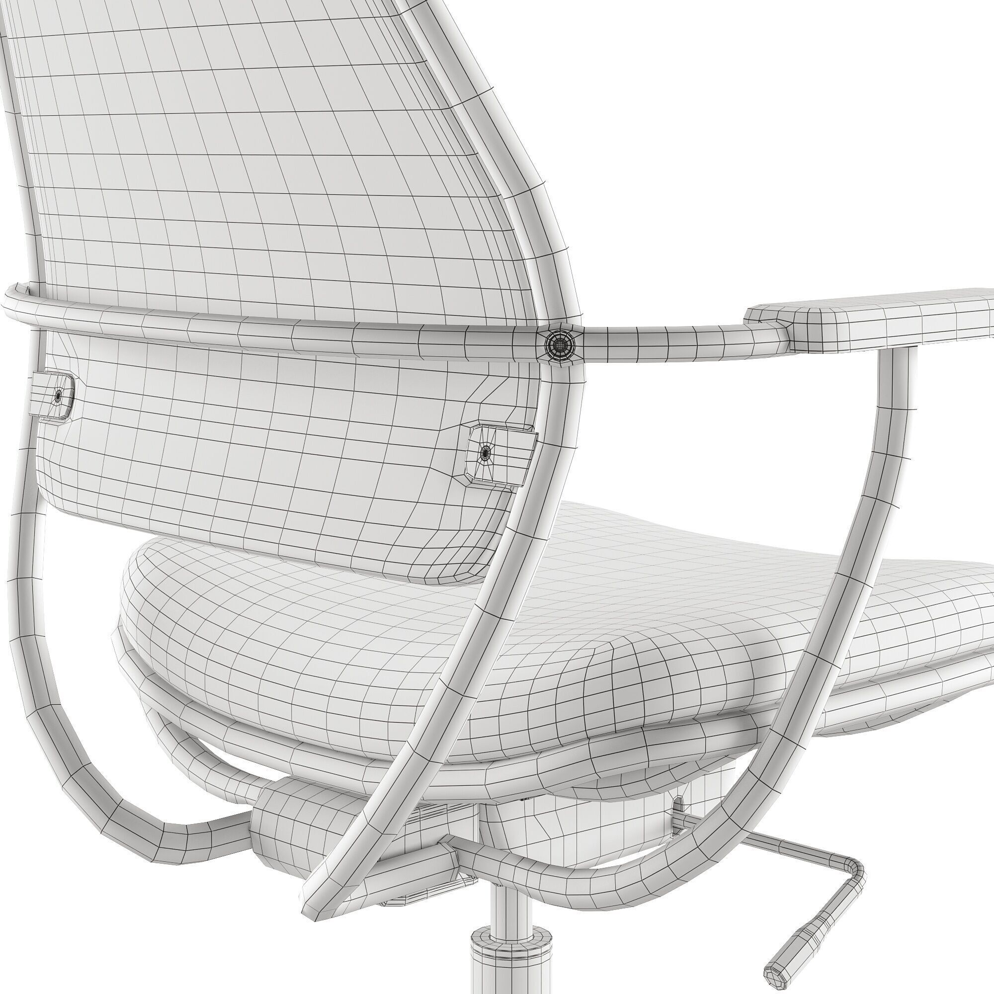 Gaming chair Loparbana by Ikea 3D model_8