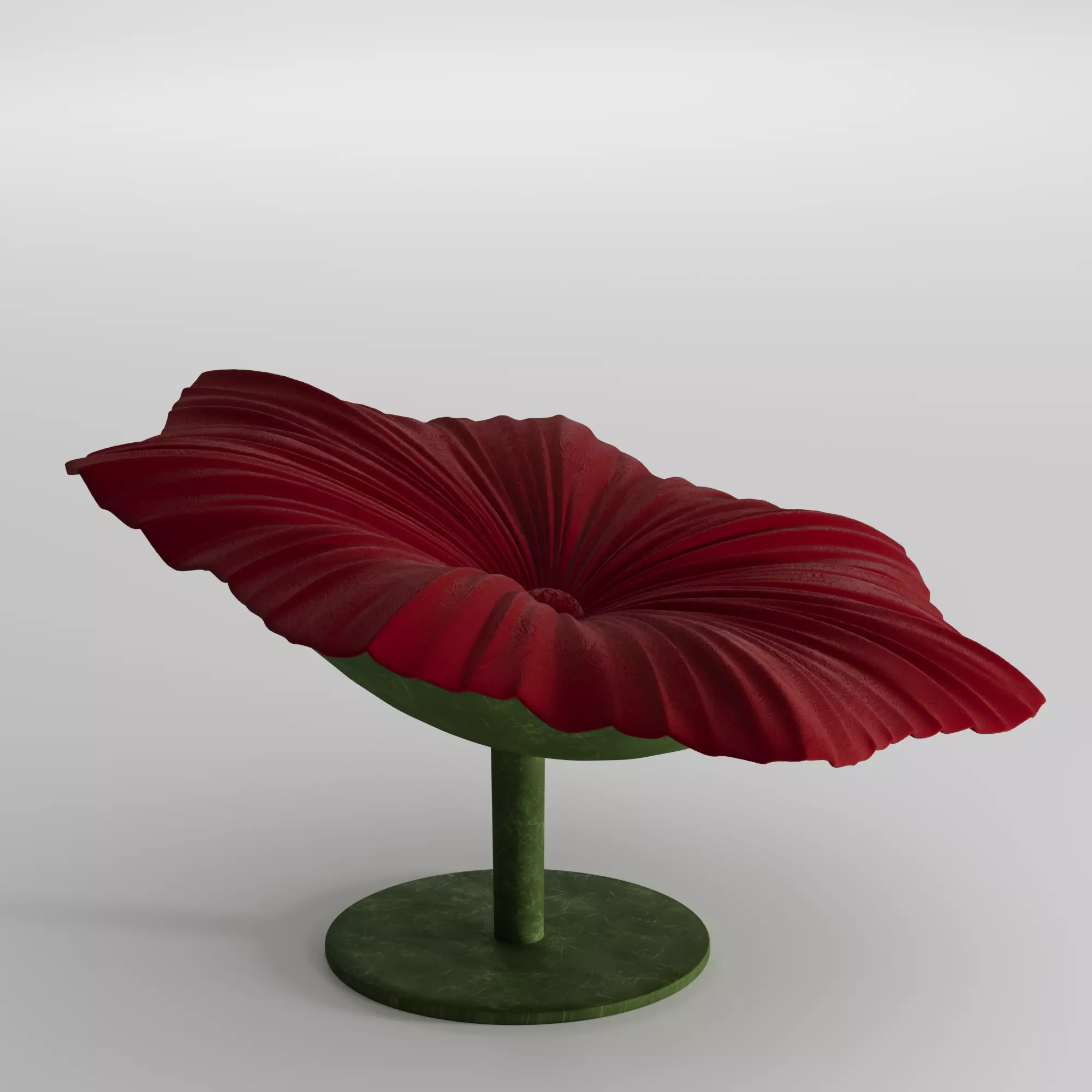 Flower chair 3D model_0