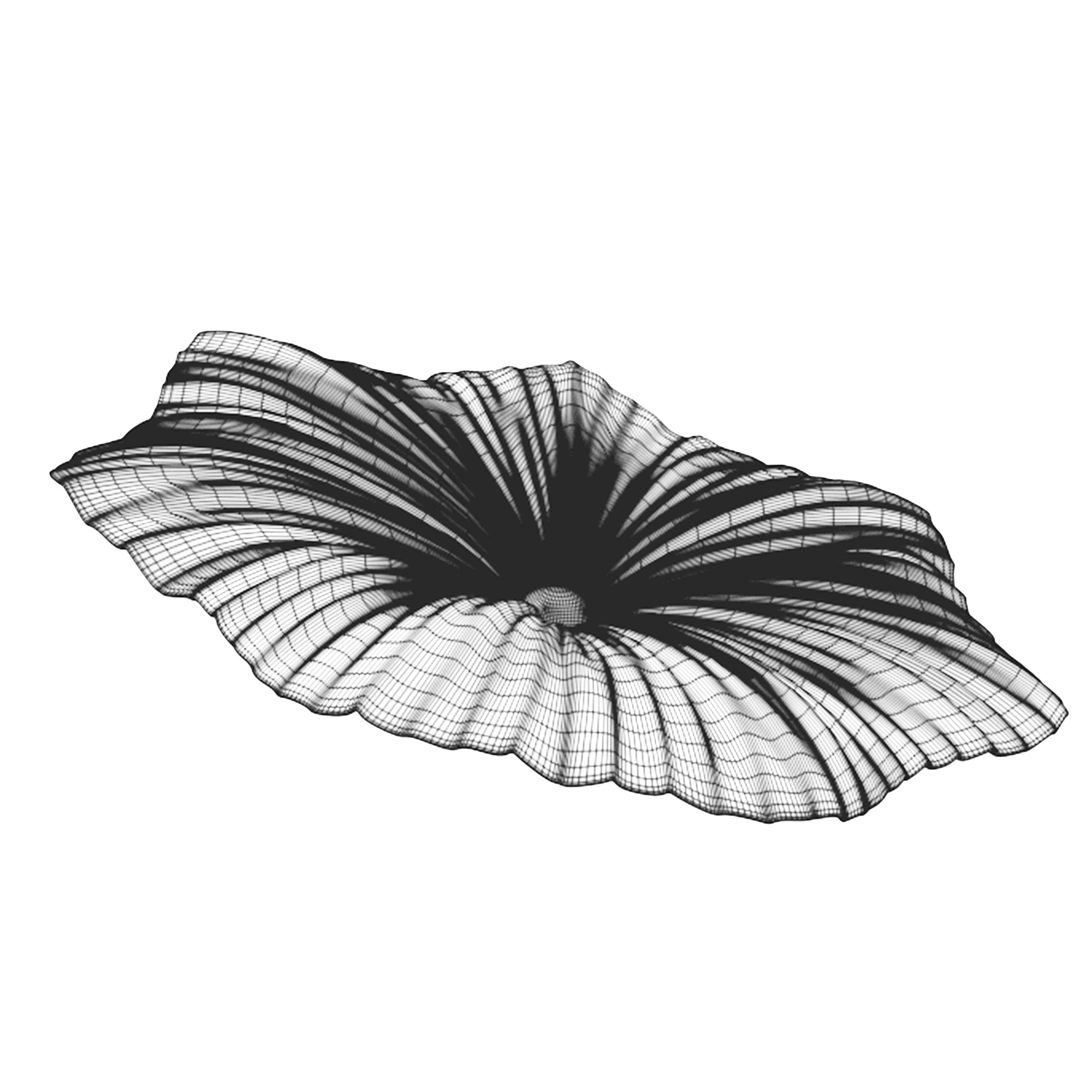 Flower chair 3D model_6