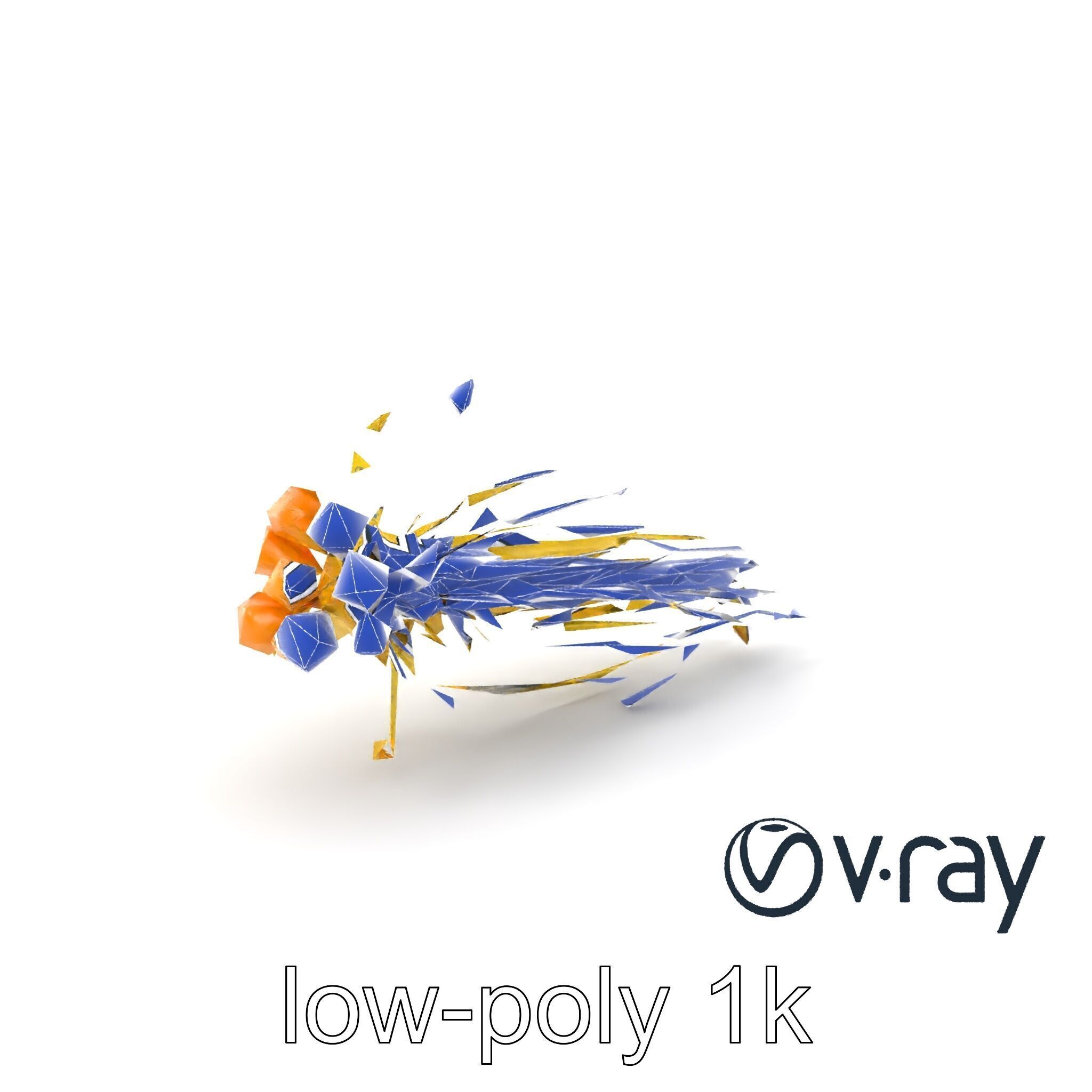 Enoki Mushroom Model Pack for Culinary Scenes Low-poly 3D model_6