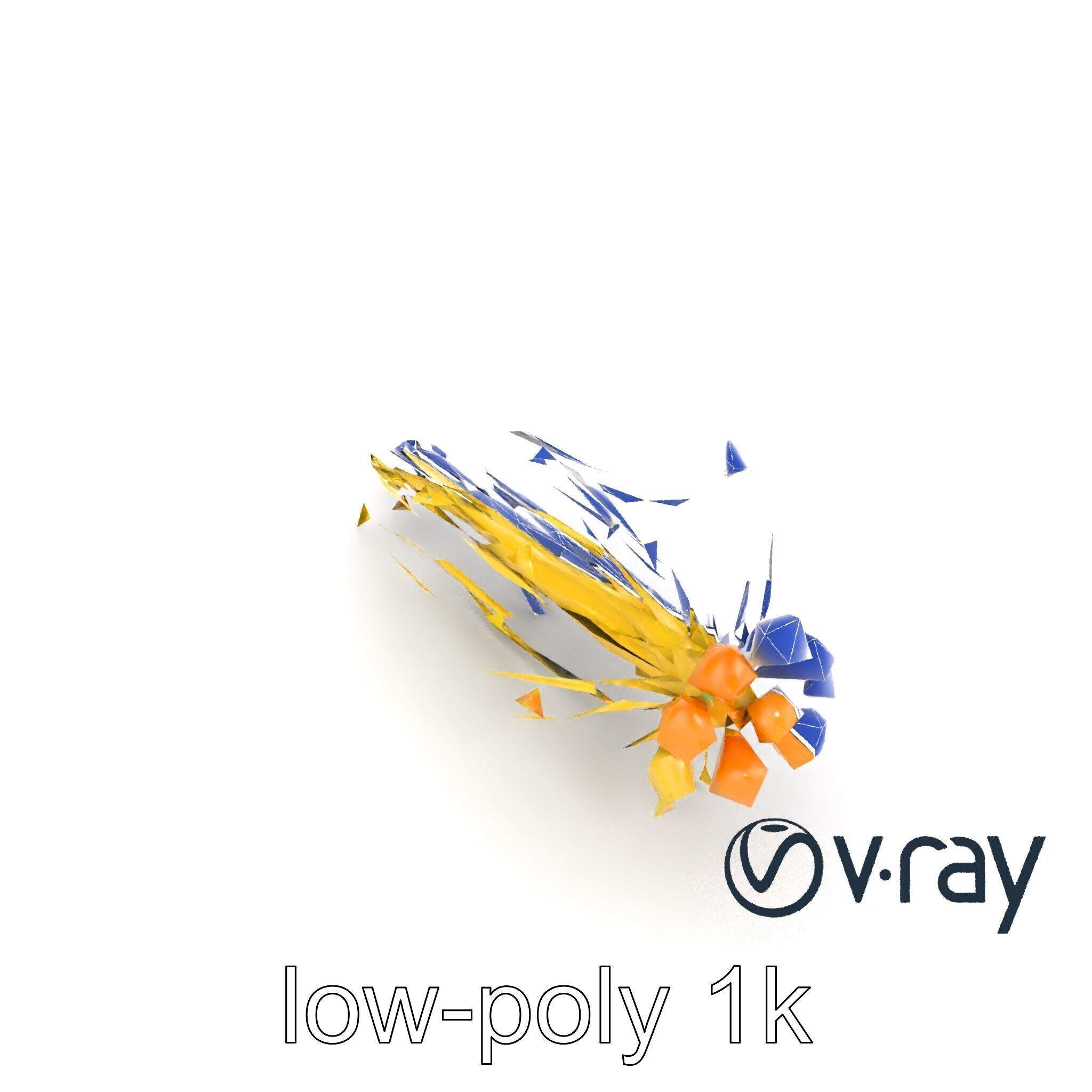 Enoki Mushroom Model Pack for Culinary Scenes Low-poly 3D model_31