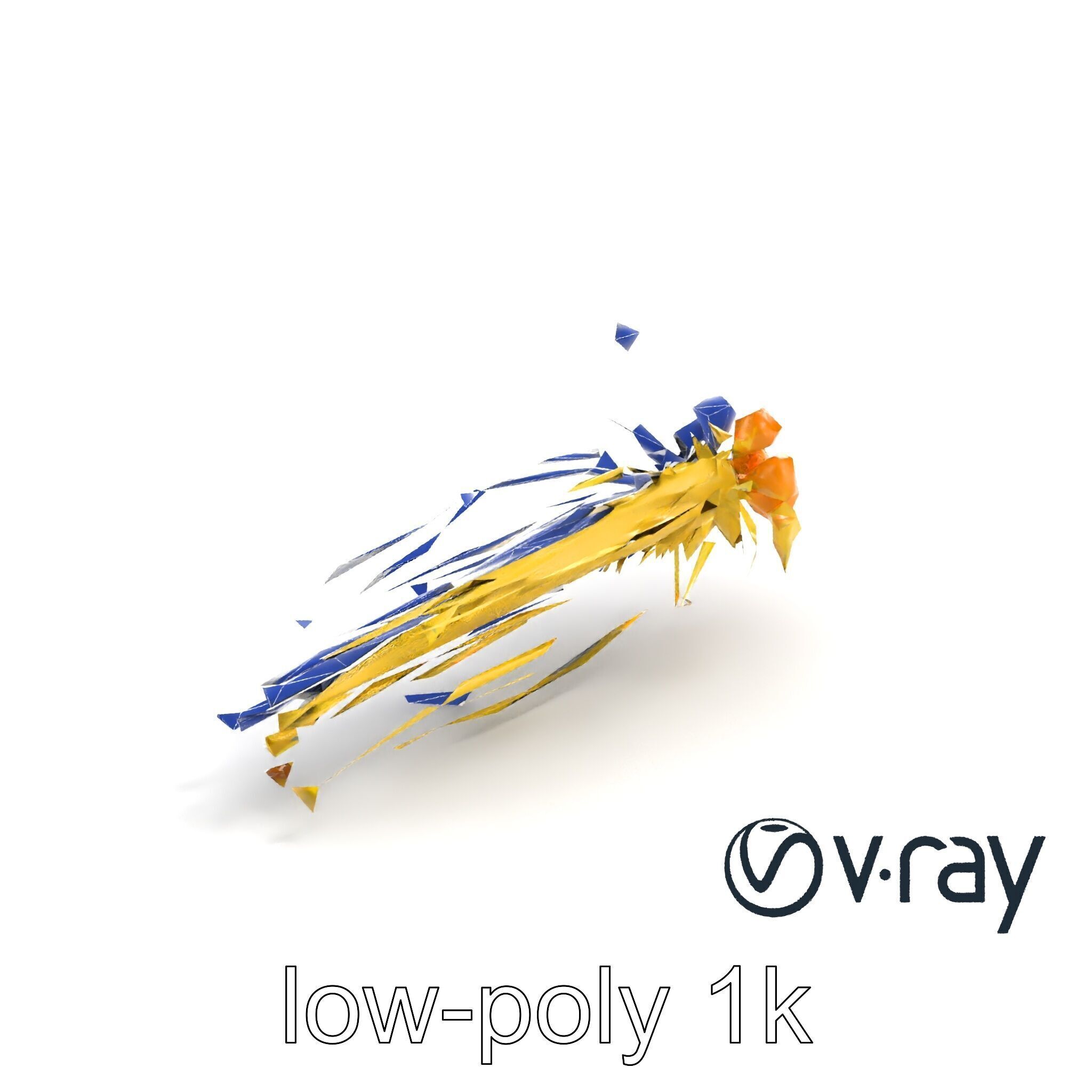 Enoki Mushroom Model Pack for Culinary Scenes Low-poly 3D model_17