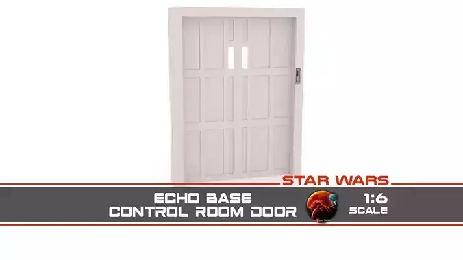 Echo base Control Room Door 1-6 scale Hottoys  3D print model