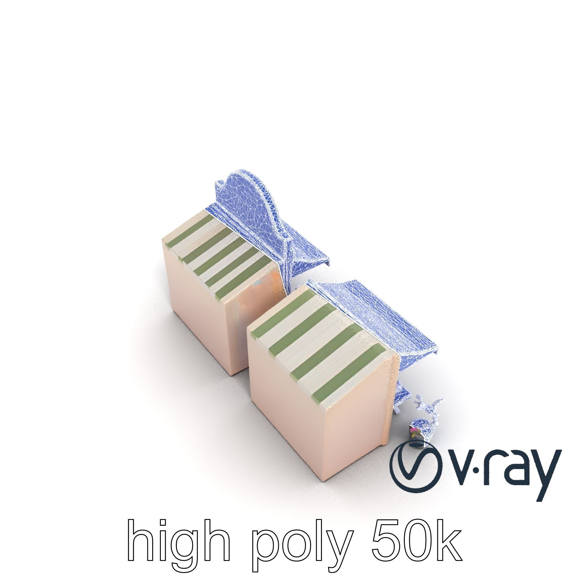 Charming Flower Shop Spring Design model pack Low-poly 3D model_21