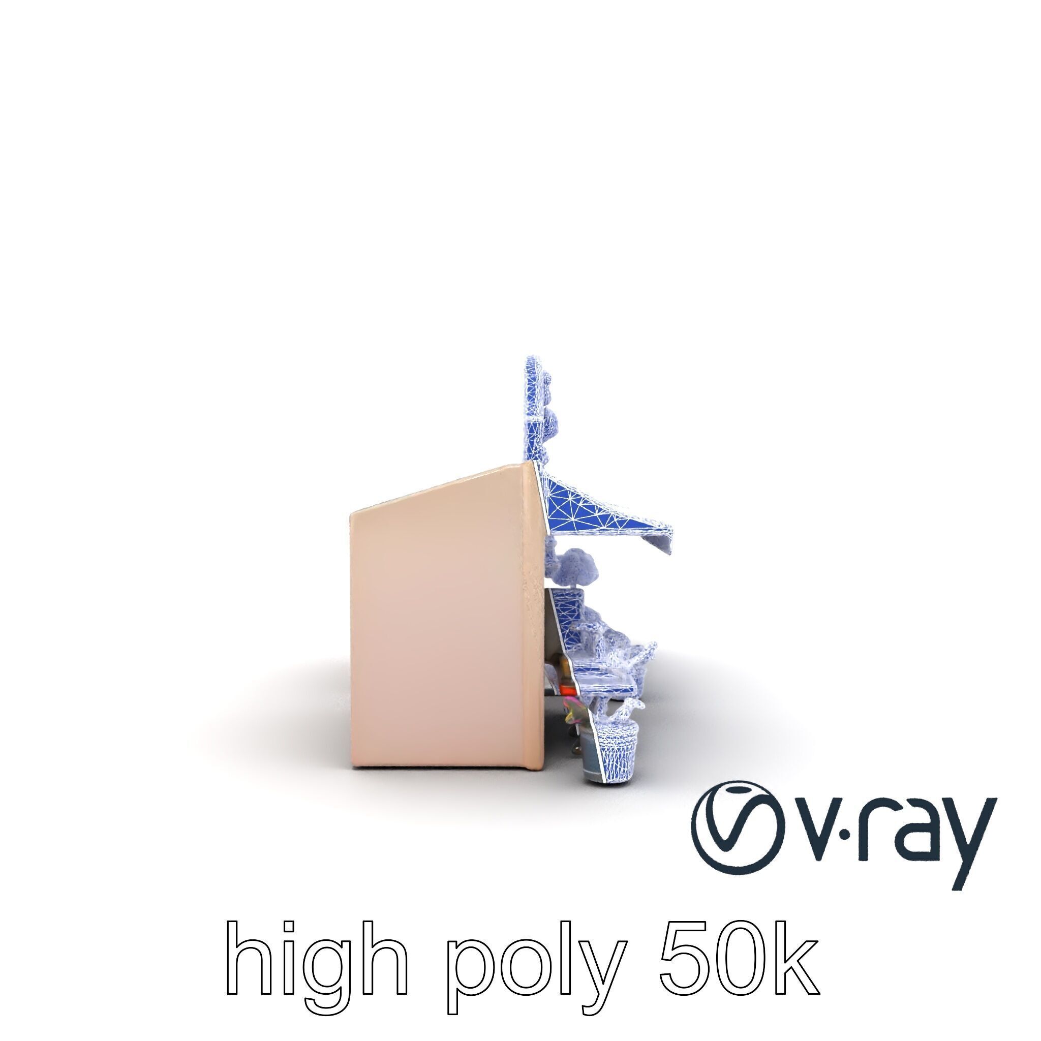 Charming Flower Shop Spring Design model pack Low-poly 3D model_15