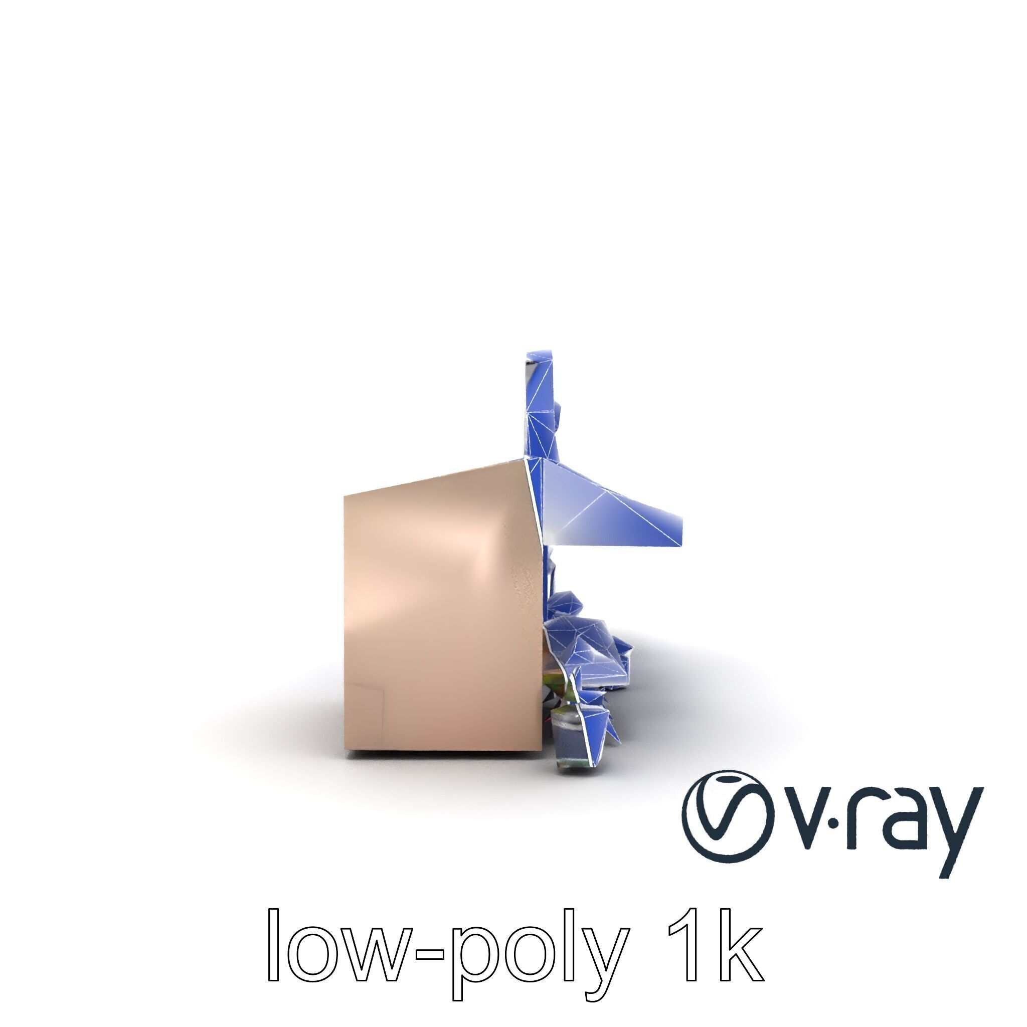 Charming Flower Shop Spring Design model pack Low-poly 3D model_11