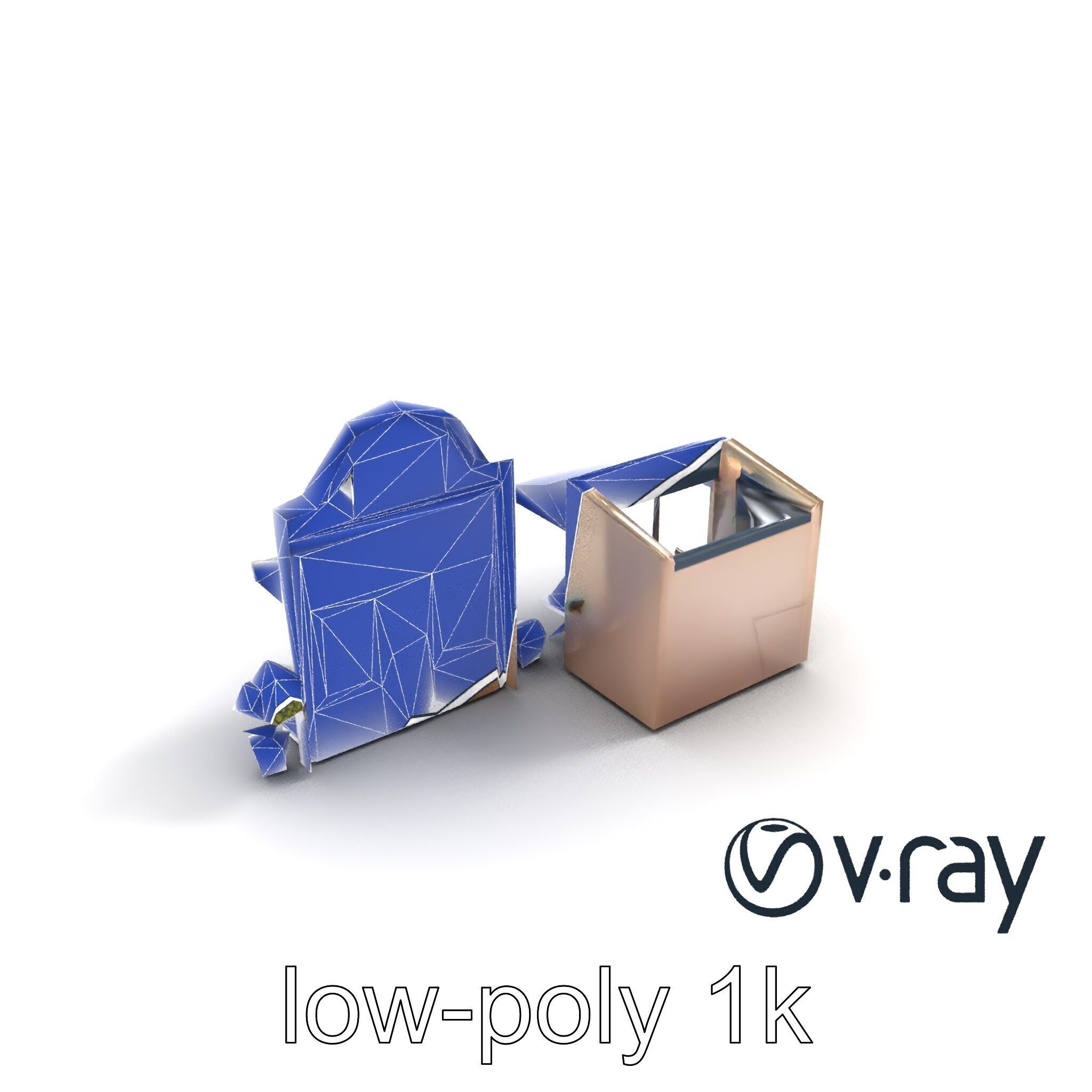 Charming Flower Shop Spring Design model pack Low-poly 3D model_14