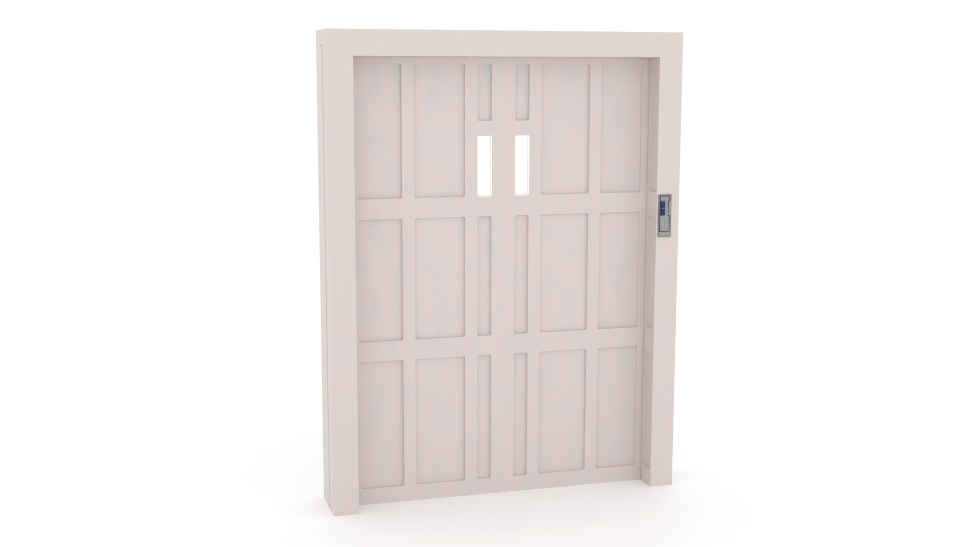 Echo base Control Room Door 1-18 scale Kenner Hasbro 3D print model_4