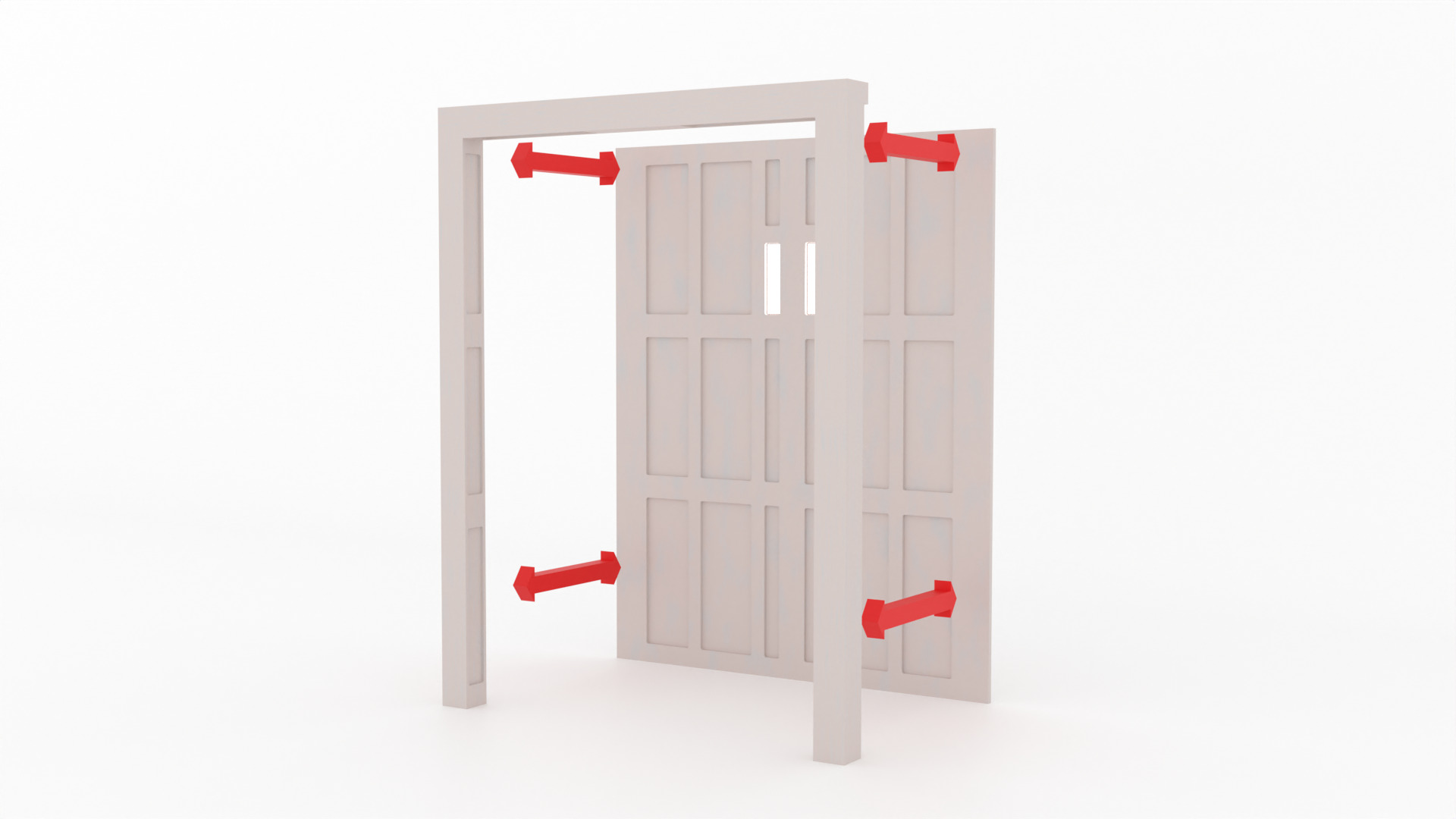 Echo base Control Room Door 1-18 scale Kenner Hasbro 3D print model_9
