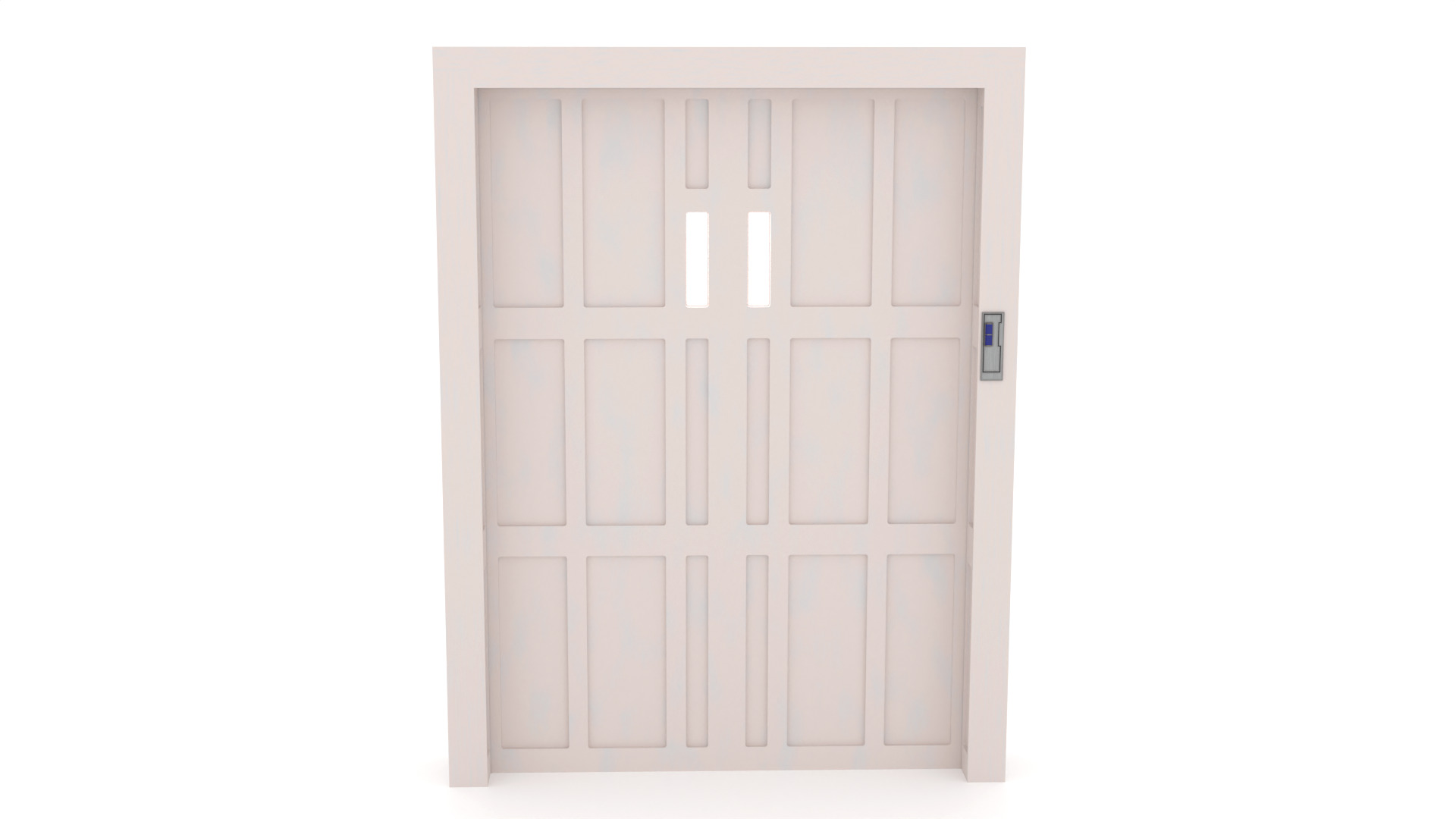 Echo base Control Room Door 1-18 scale Kenner Hasbro 3D print model_5