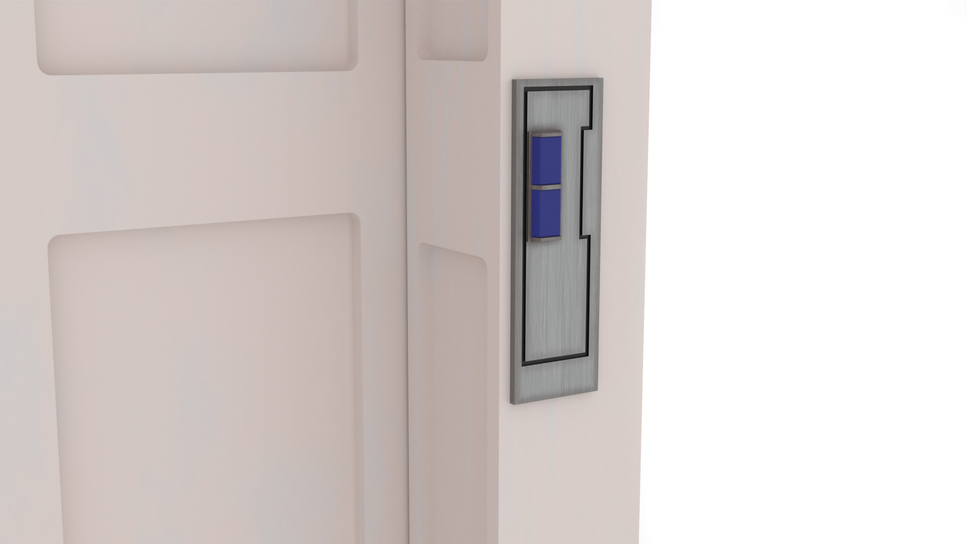 Echo base Control Room Door 1-18 scale Kenner Hasbro 3D print model_7