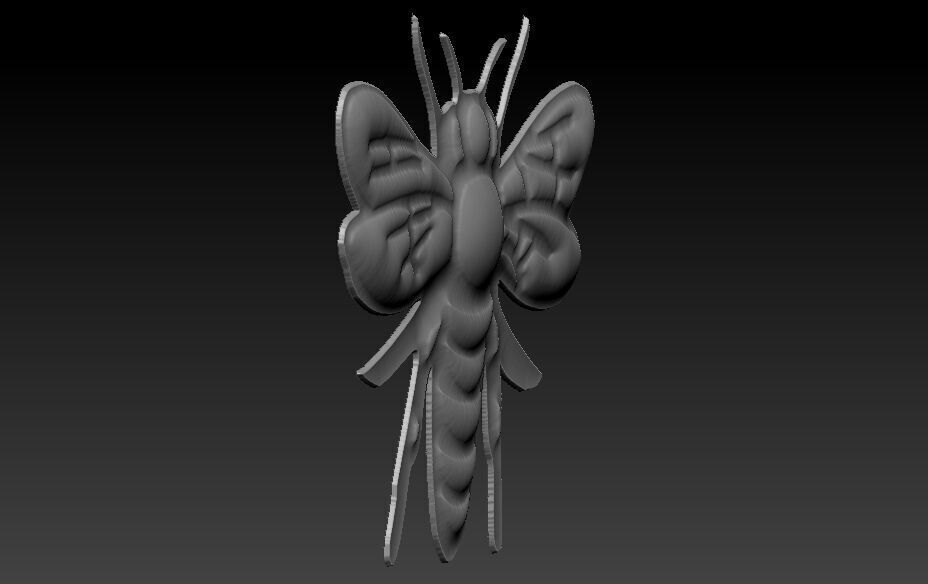 Ape insetto 3D model_3