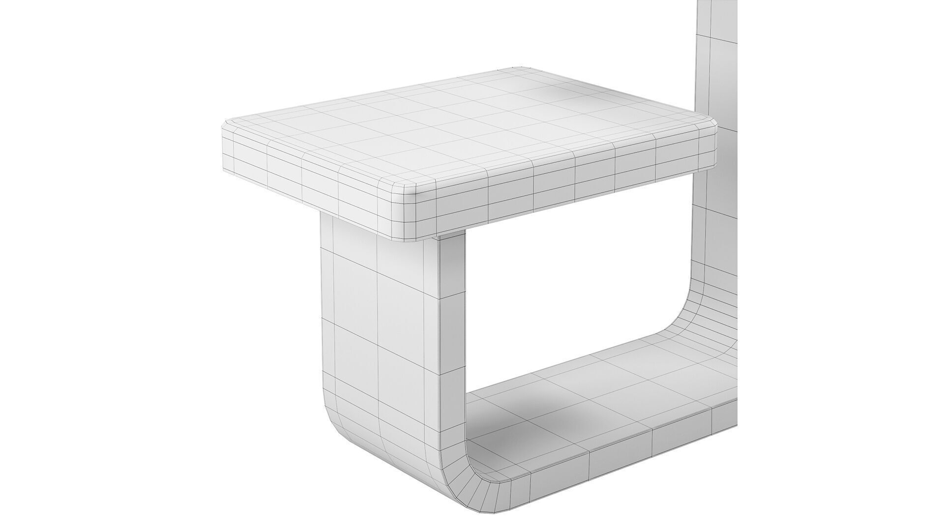 Modern Alabaster Side Table 3D model_8