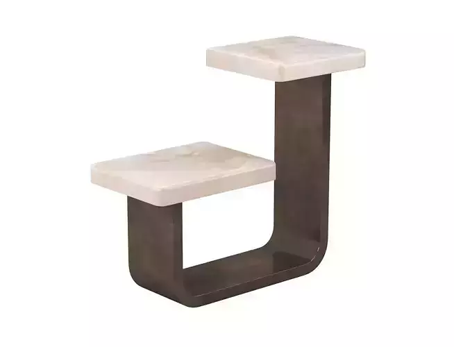 Modern Alabaster Side Table