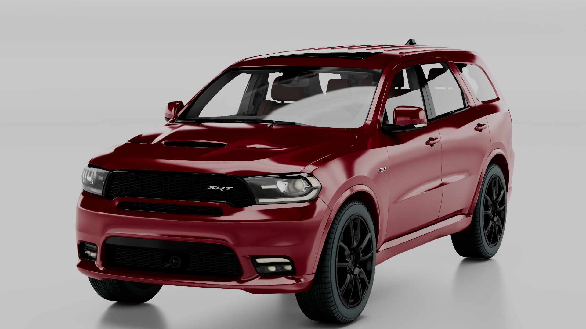 Dodge Durango 2018 3D print model_1