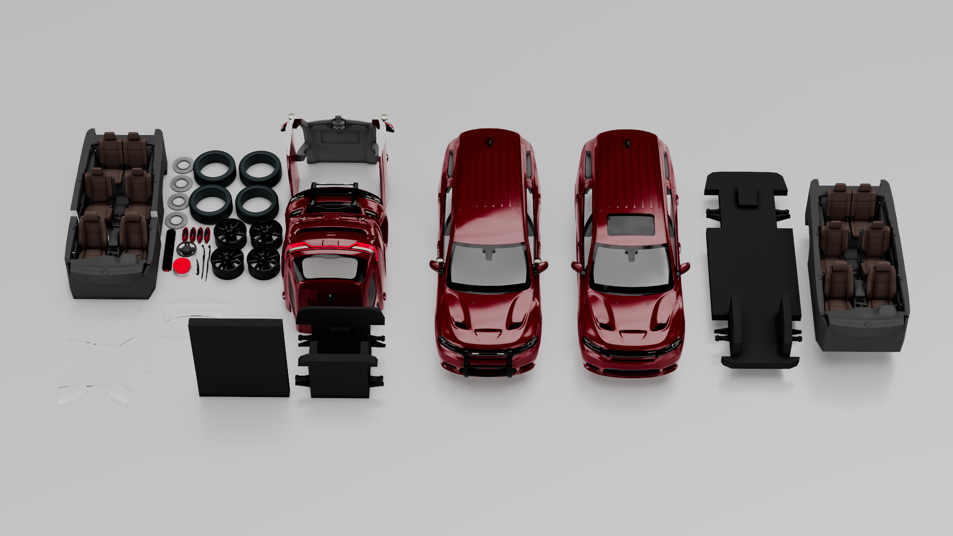 Dodge Durango 2018 3D print model_13