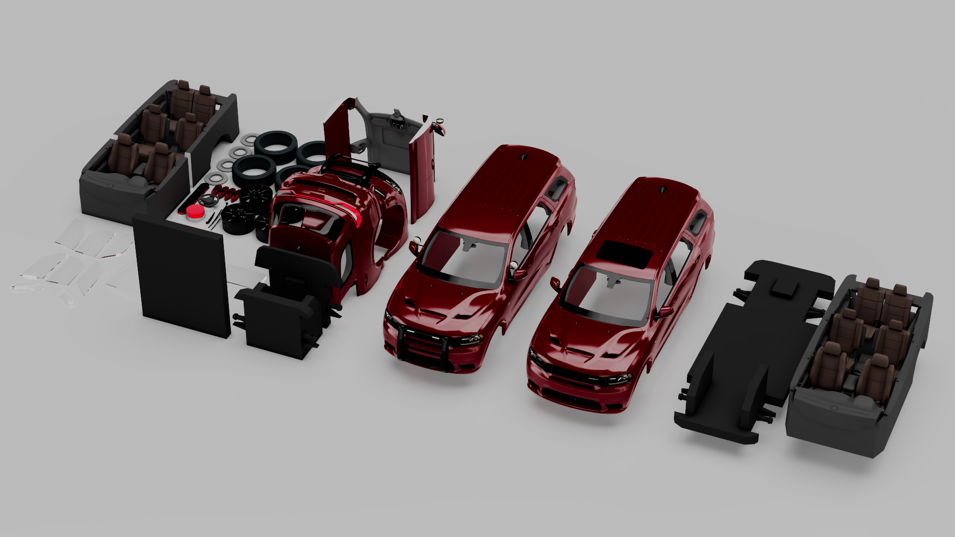 Dodge Durango 2018 3D print model_10