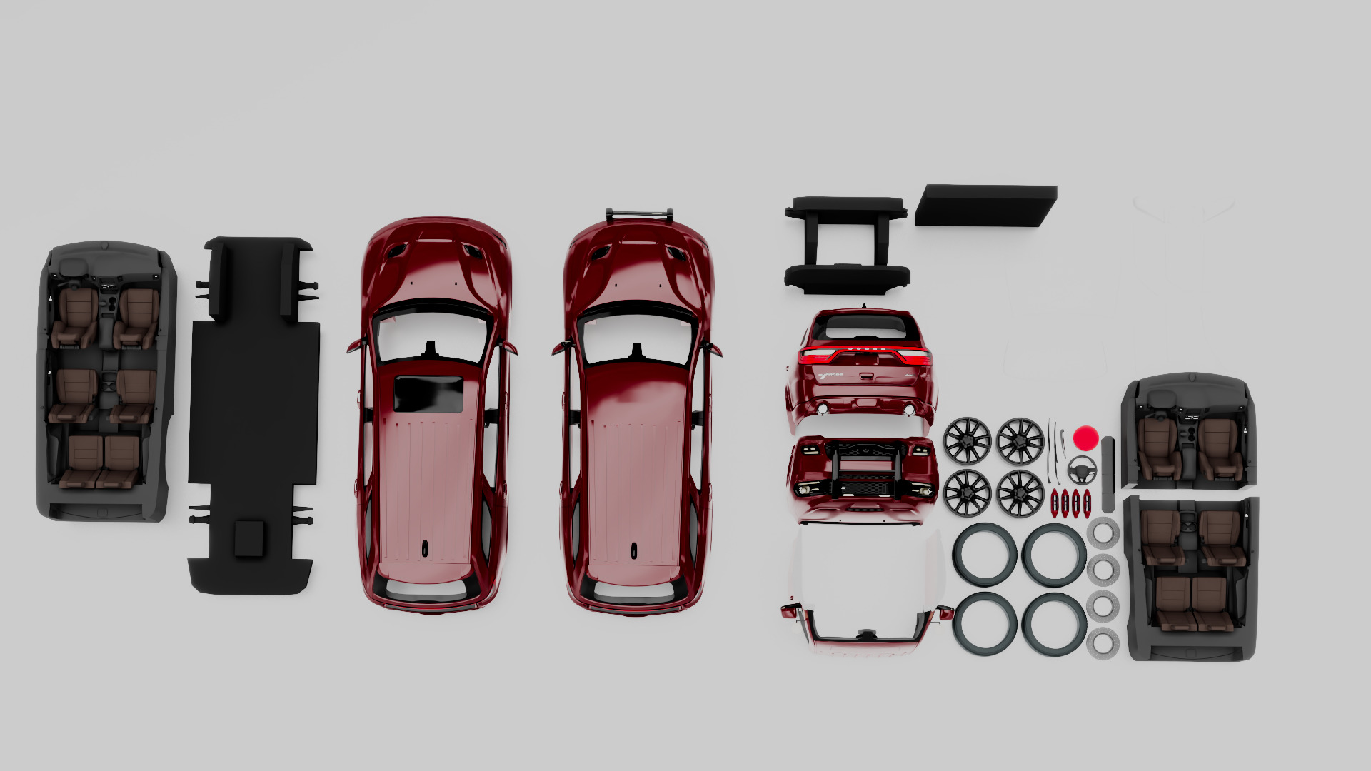 Dodge Durango 2018 3D print model_12