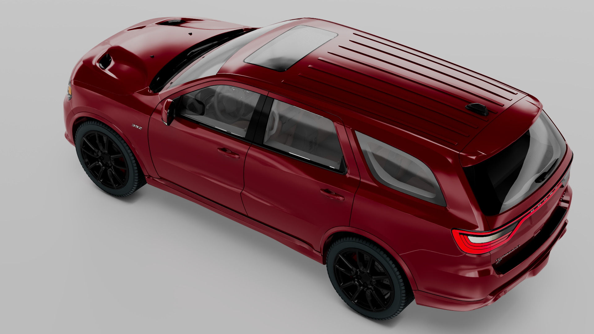 Dodge Durango 2018 3D print model_5