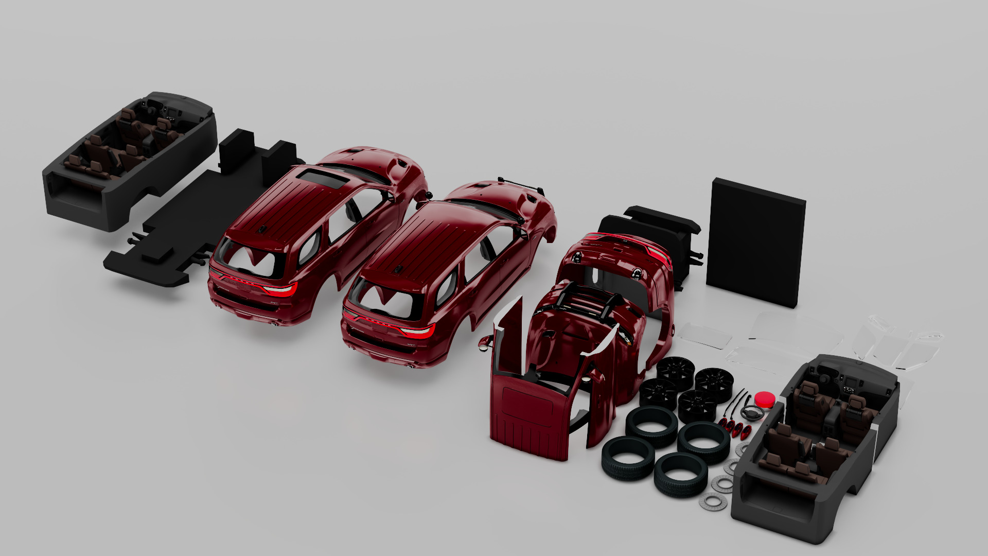 Dodge Durango 2018 3D print model_11