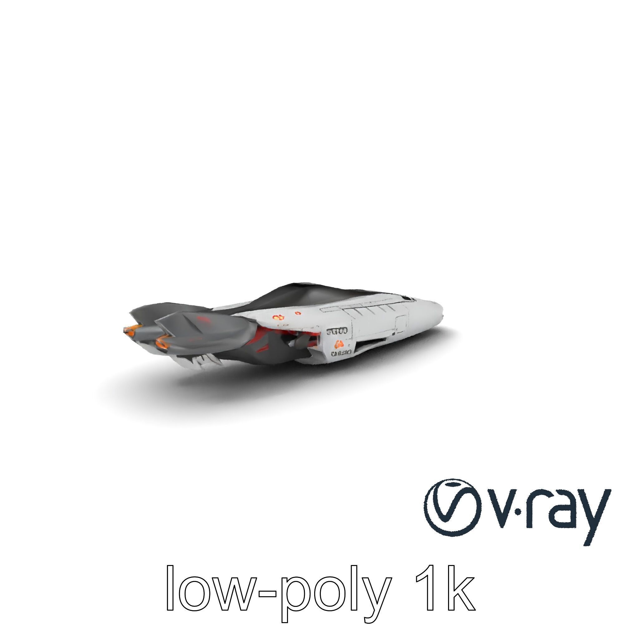 PhoenixRise Stealth Fighter model pack Low-poly 3D model_3