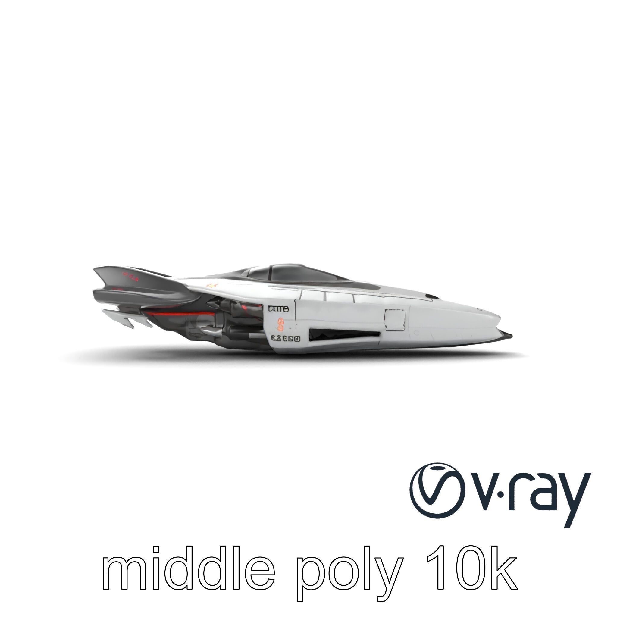 PhoenixRise Stealth Fighter model pack Low-poly 3D model_12