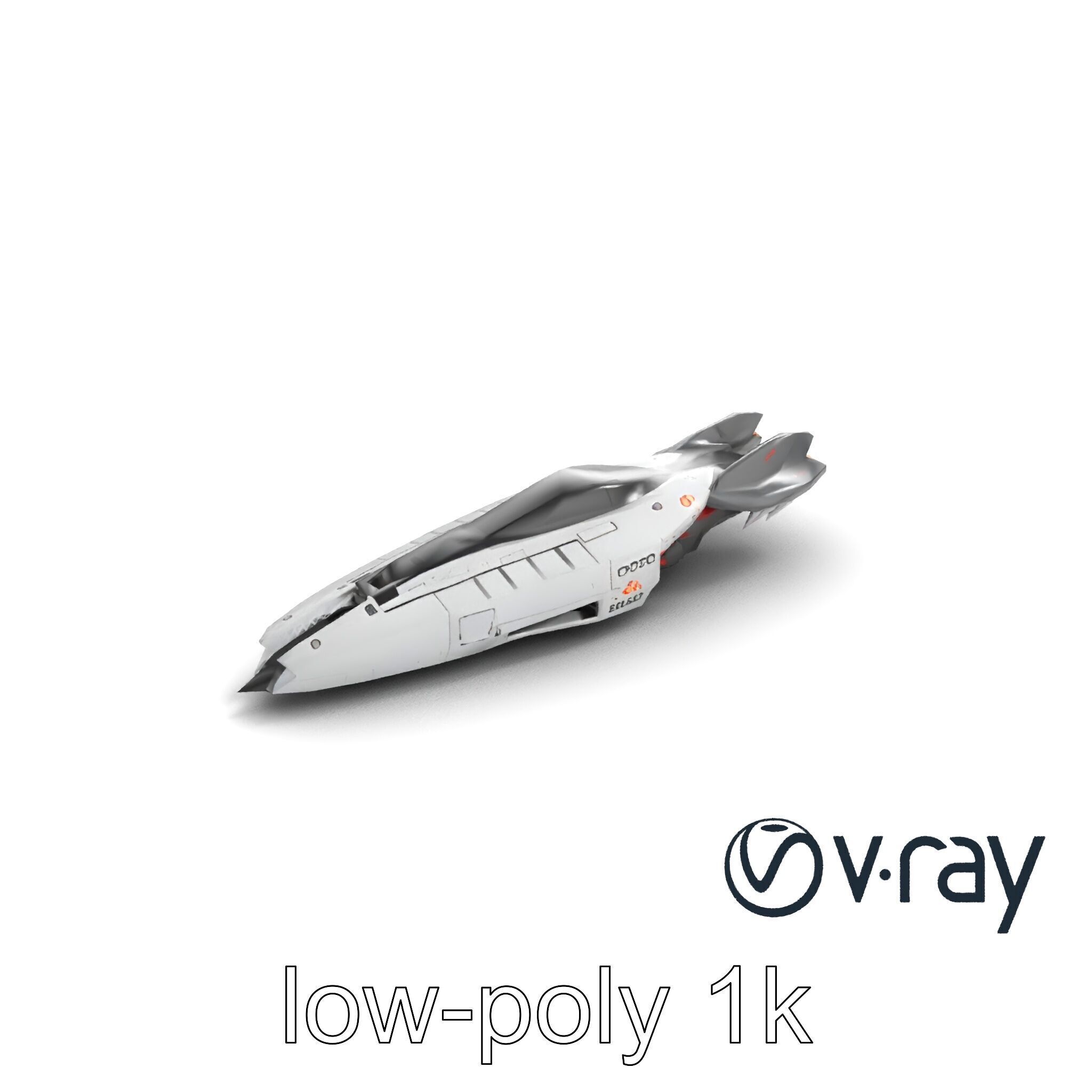 PhoenixRise Stealth Fighter model pack Low-poly 3D model_9