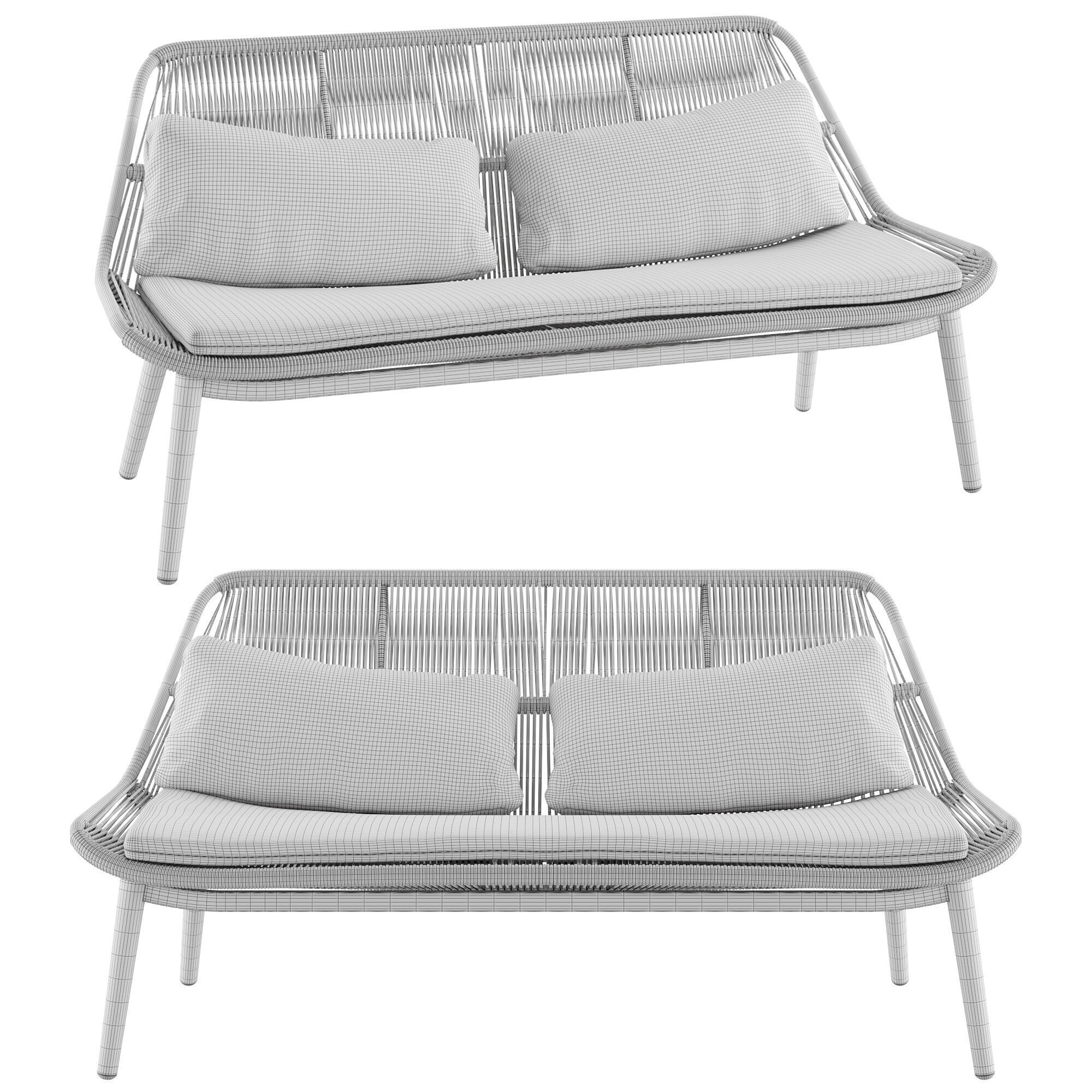Sofa Como 3D model_2
