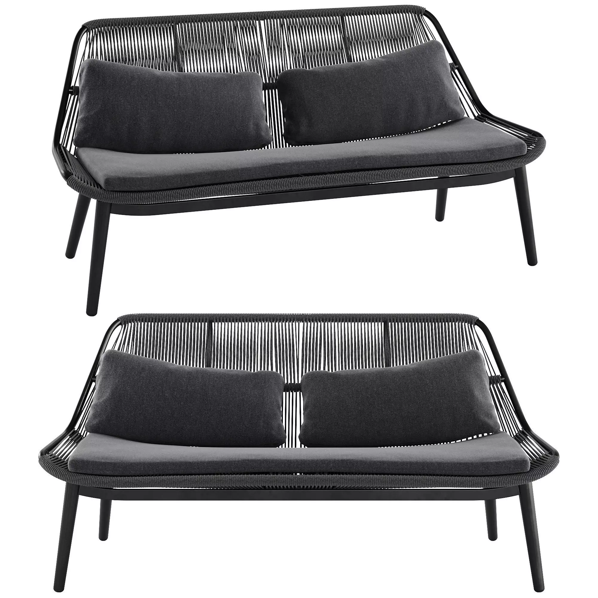 Sofa Como 3D model_0