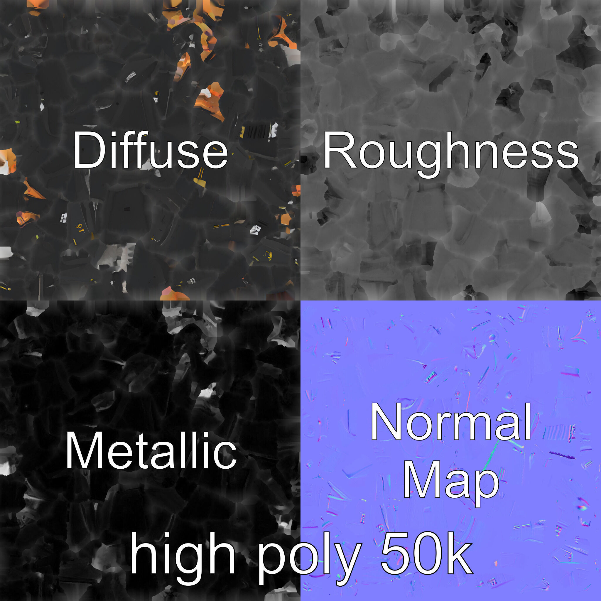 DragonFire Bomber Aircraft model pack Low-poly 3D model_2