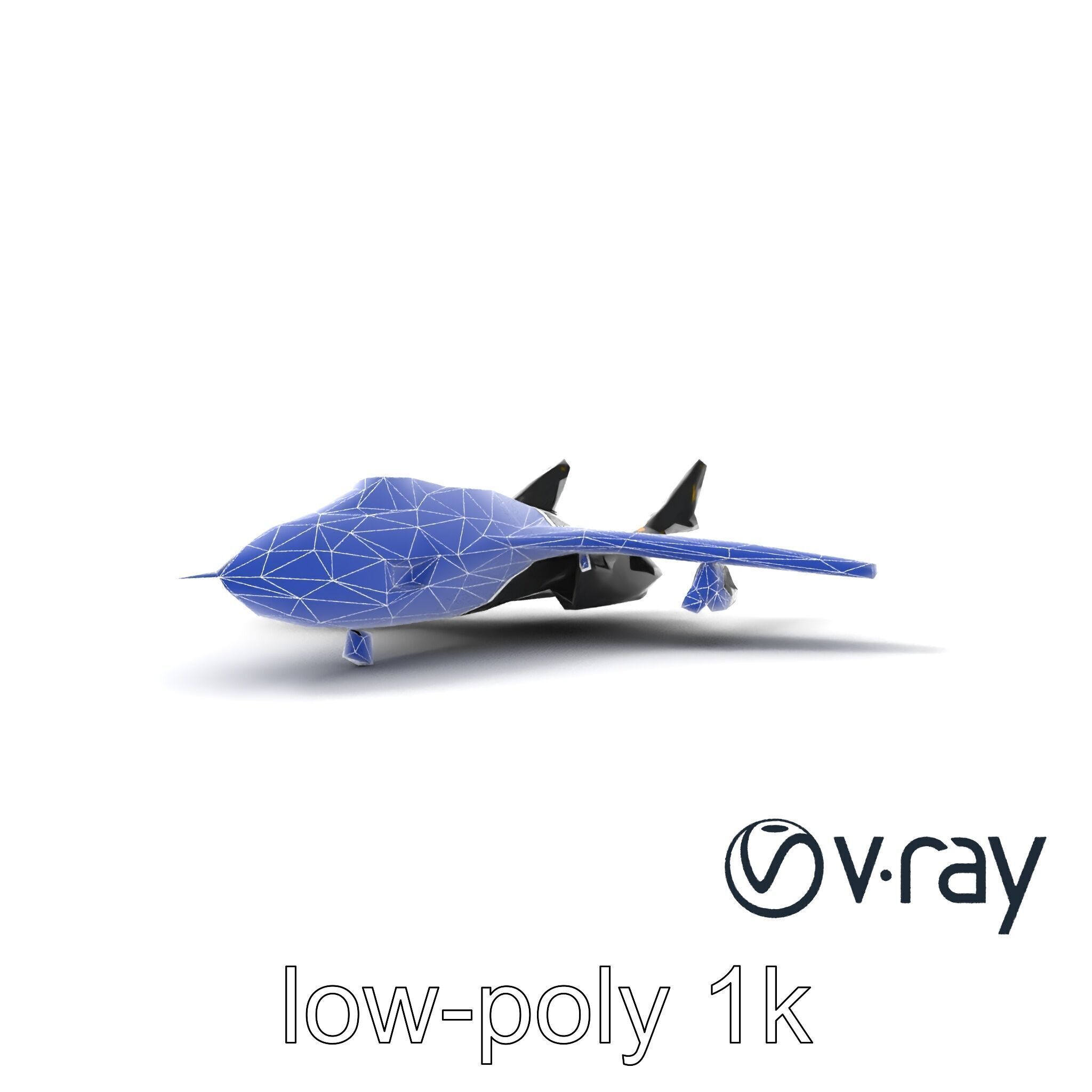 DragonFire Bomber Aircraft model pack Low-poly 3D model_25