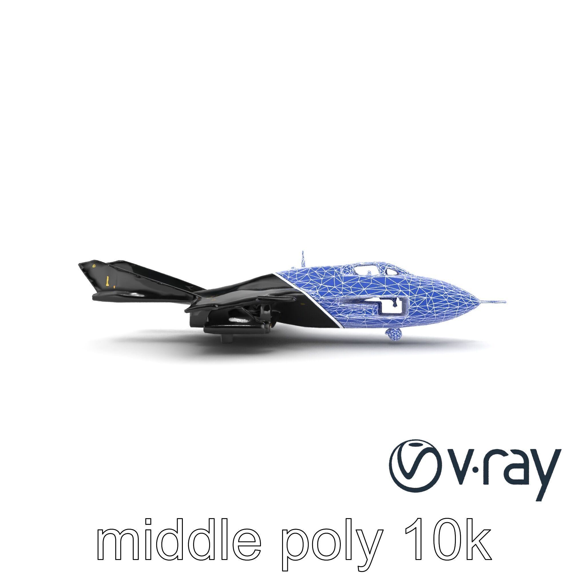 DragonFire Bomber Aircraft model pack Low-poly 3D model_24