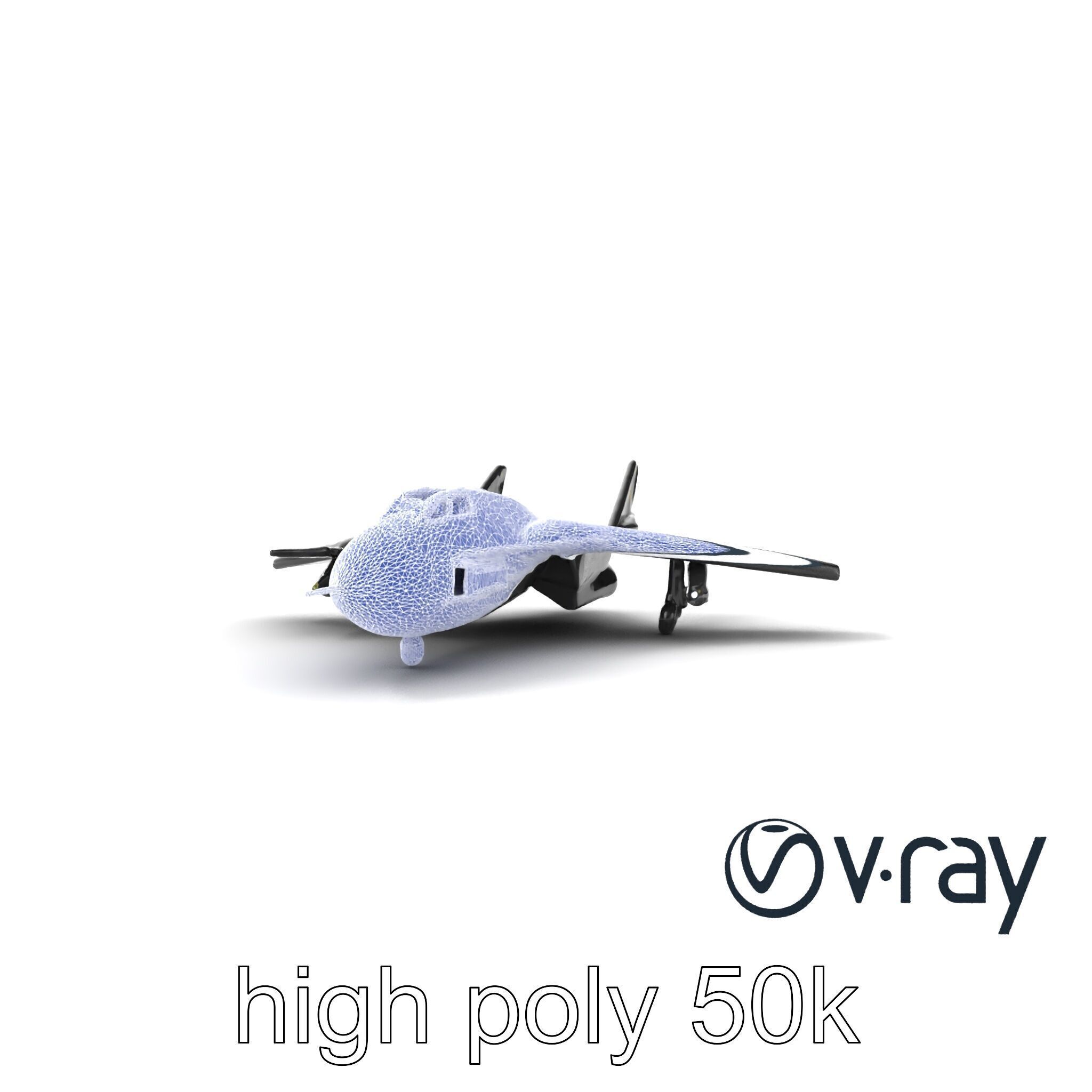 DragonFire Bomber Aircraft model pack Low-poly 3D model_22