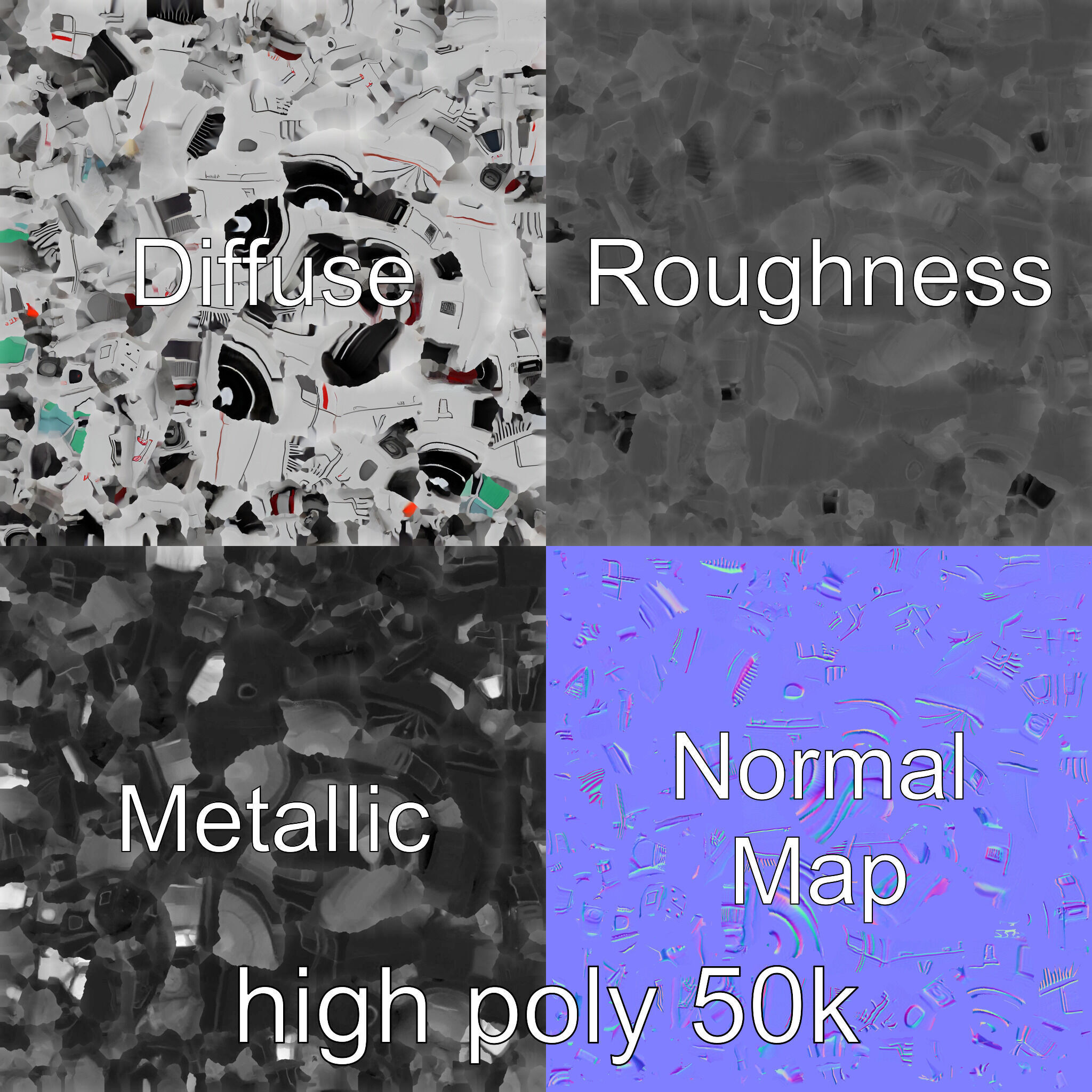 MagneticSurge Fighter model pack Low-poly 3D model_2