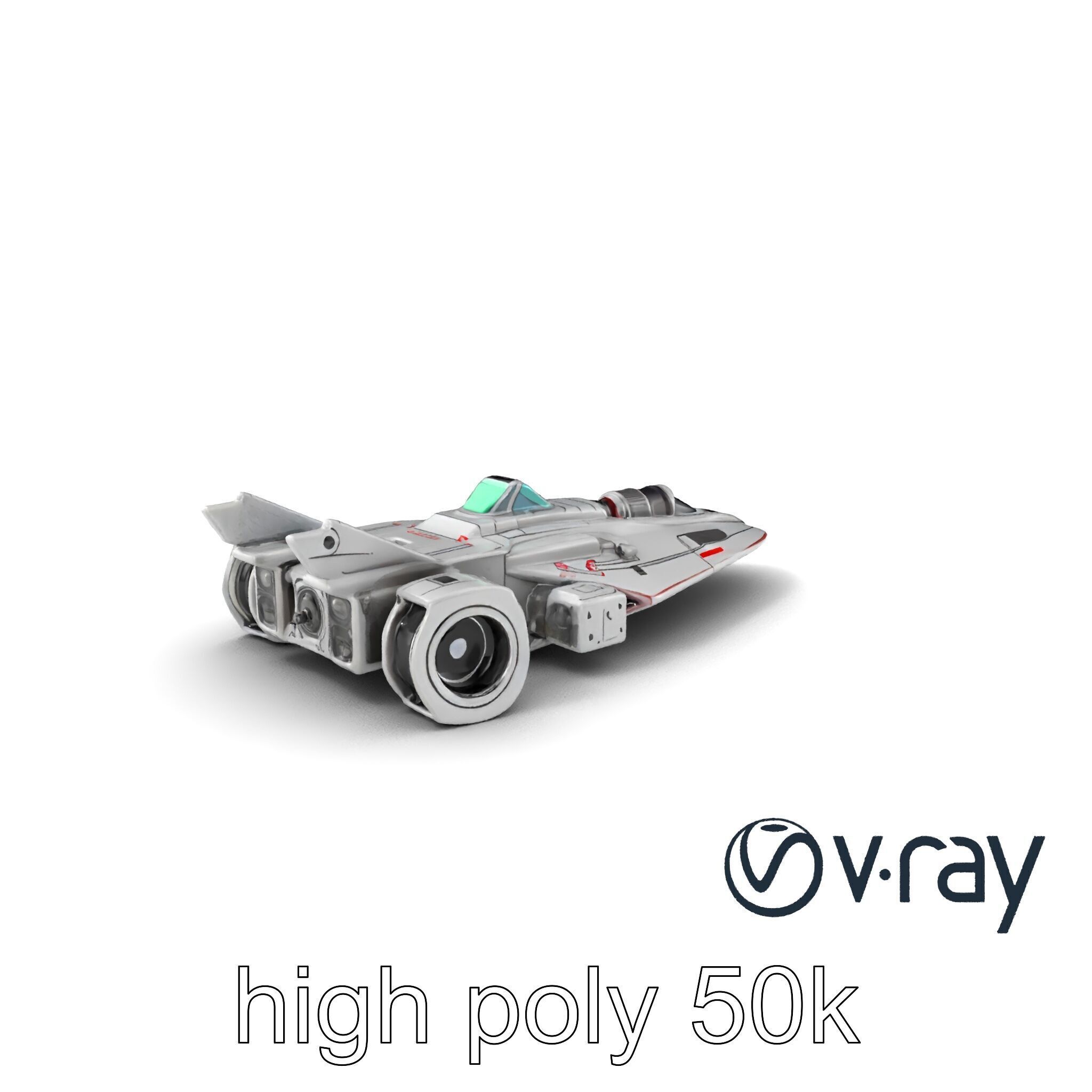 MagneticSurge Fighter model pack Low-poly 3D model_7