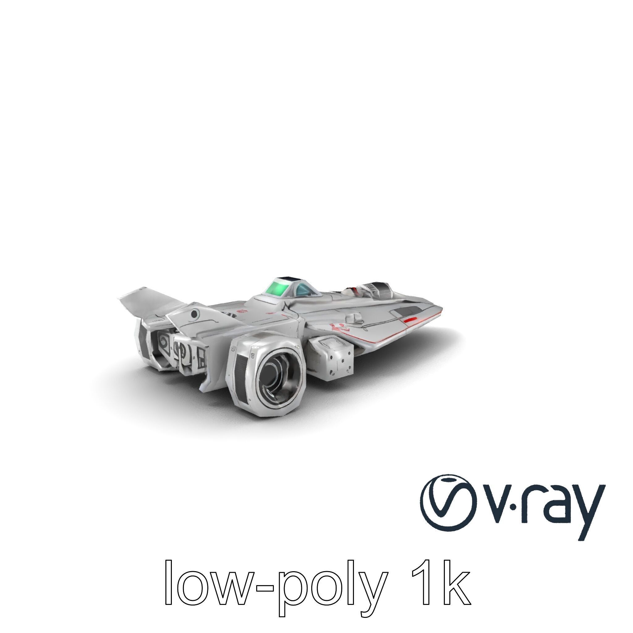 MagneticSurge Fighter model pack Low-poly 3D model_3