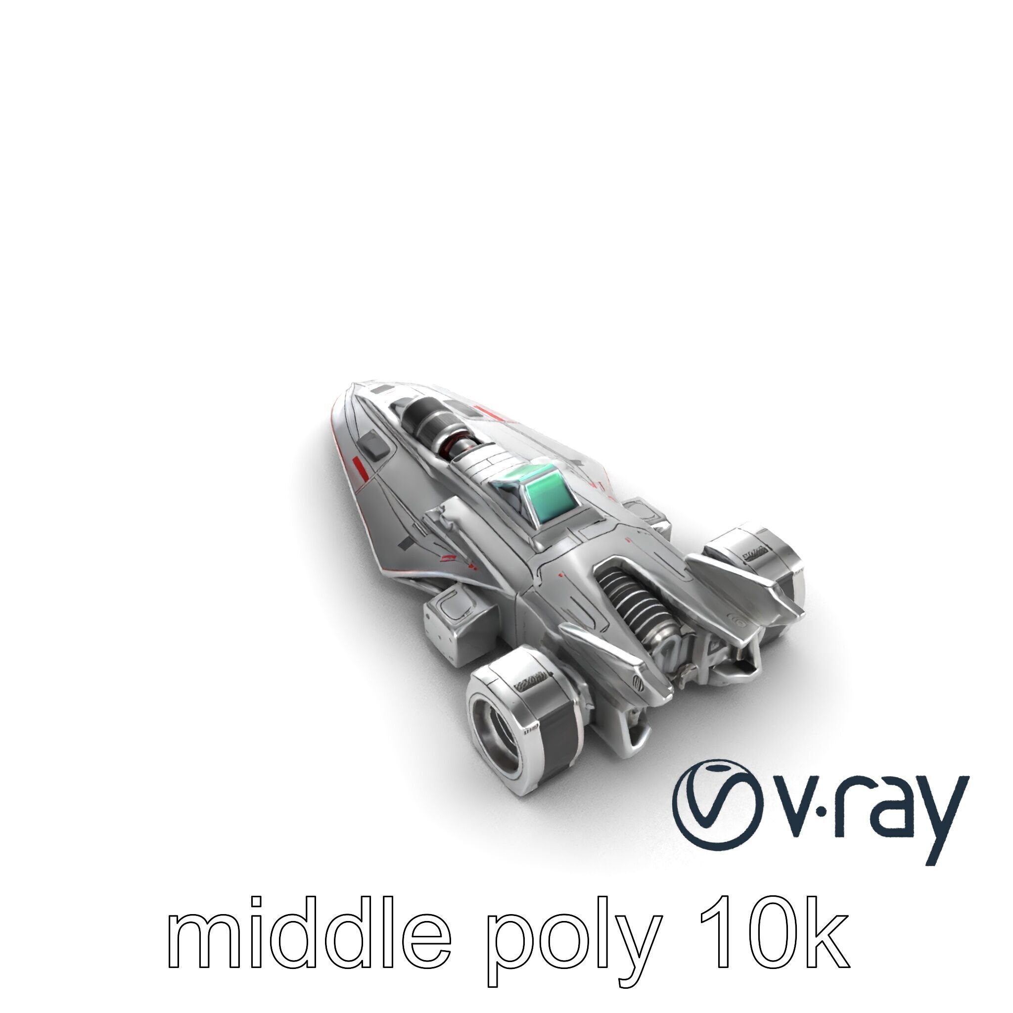 MagneticSurge Fighter model pack Low-poly 3D model_8