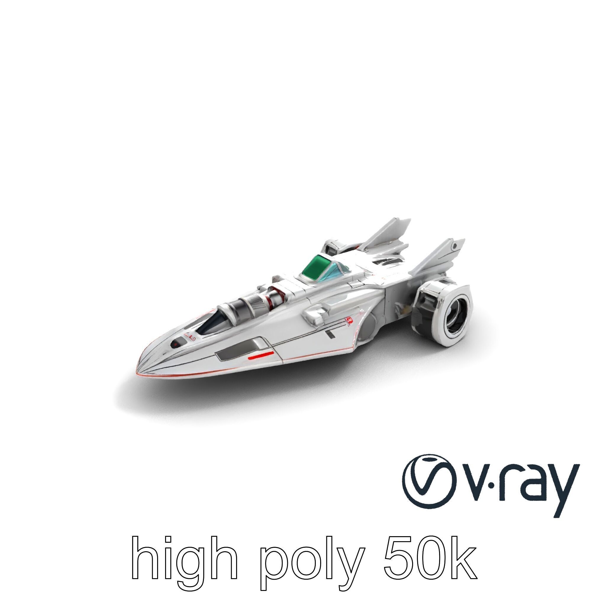 MagneticSurge Fighter model pack Low-poly 3D model_12