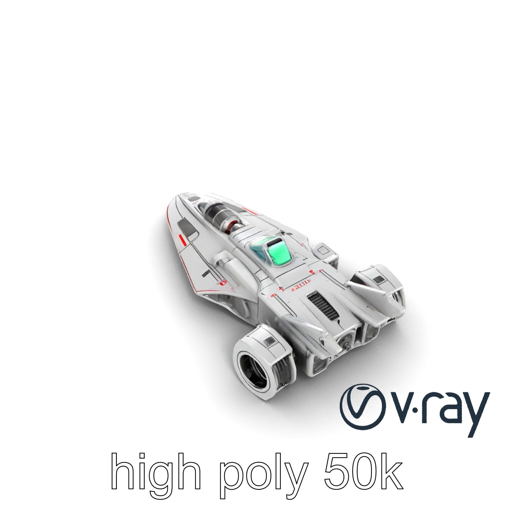 MagneticSurge Fighter model pack Low-poly 3D model_22