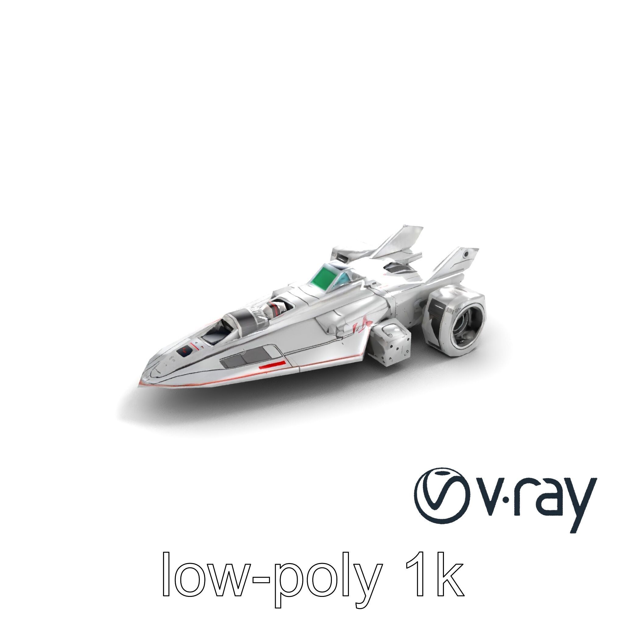 MagneticSurge Fighter model pack Low-poly 3D model_9