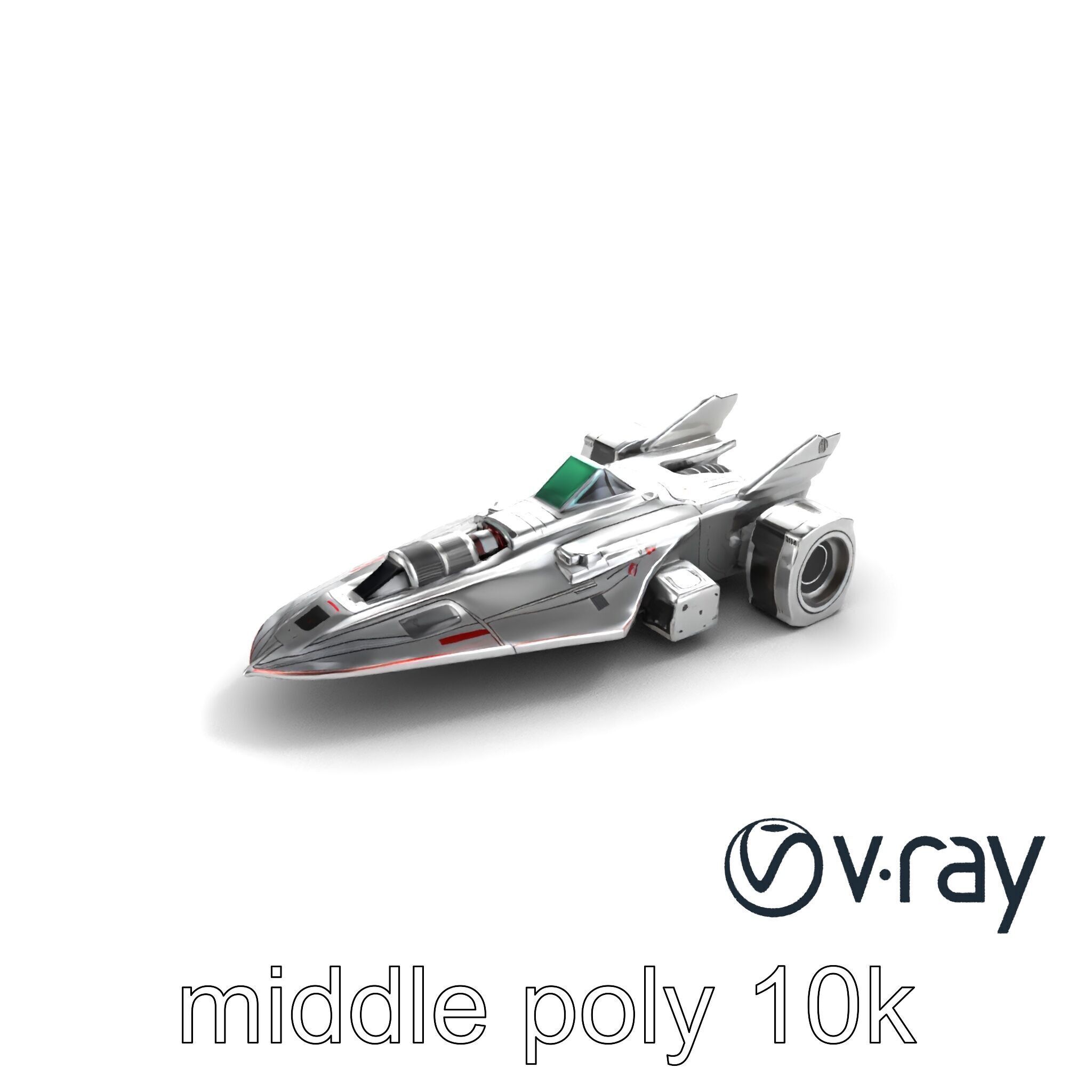 MagneticSurge Fighter model pack Low-poly 3D model_5