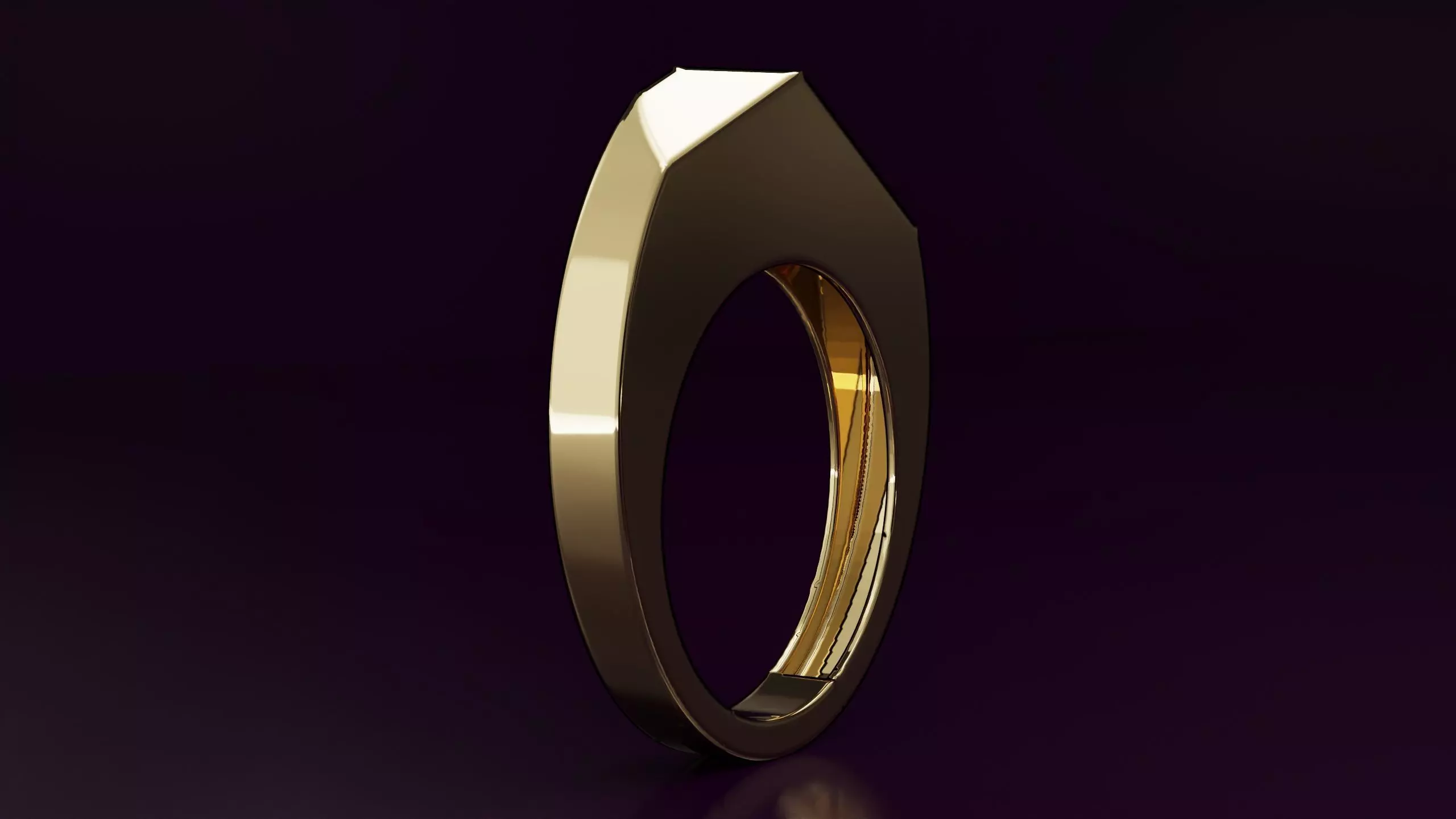 present free form ring N54 3D print model